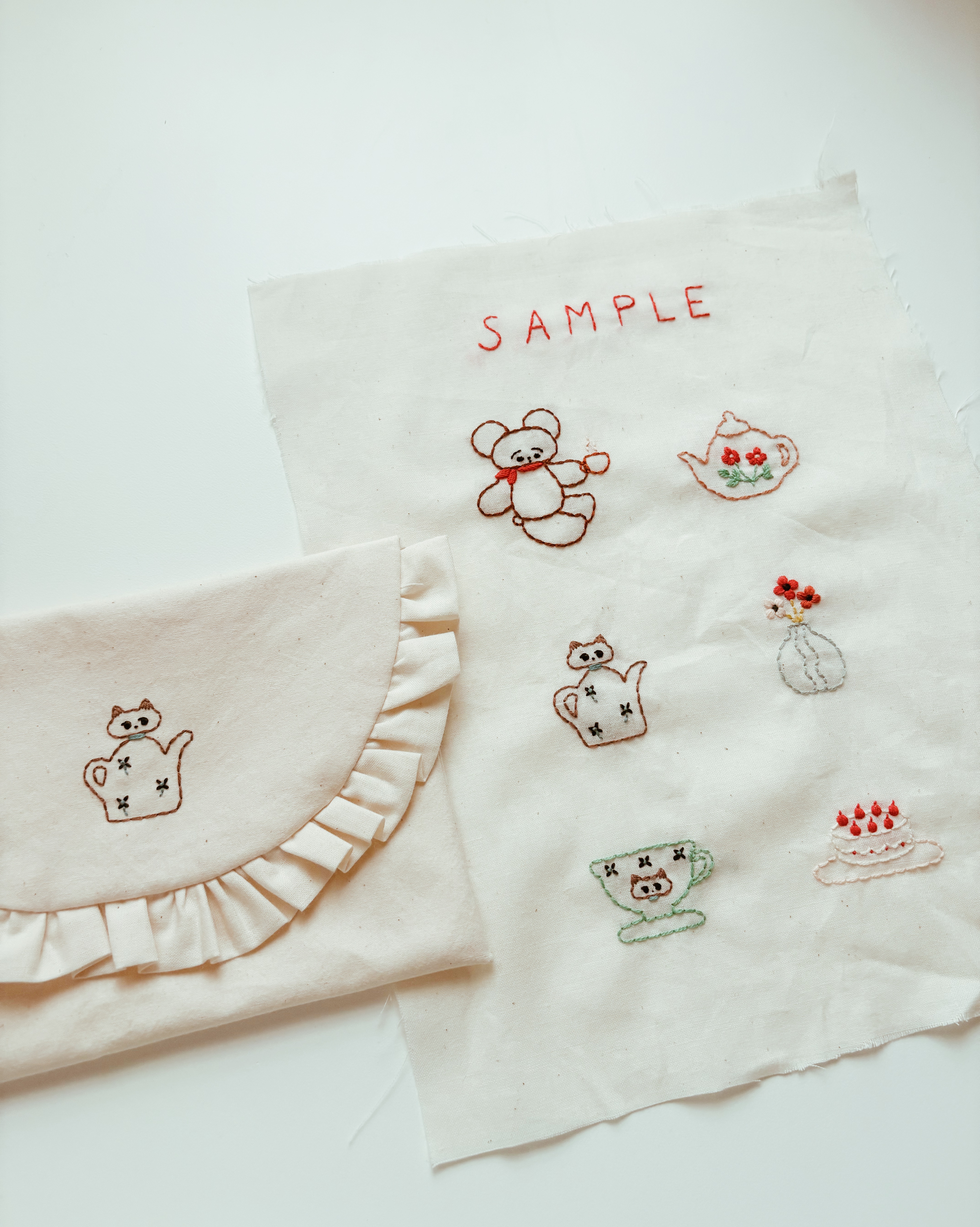 TEA & TREATSさんでの刺繍ワークショップ＆ POPUP SHOPのお知らせ