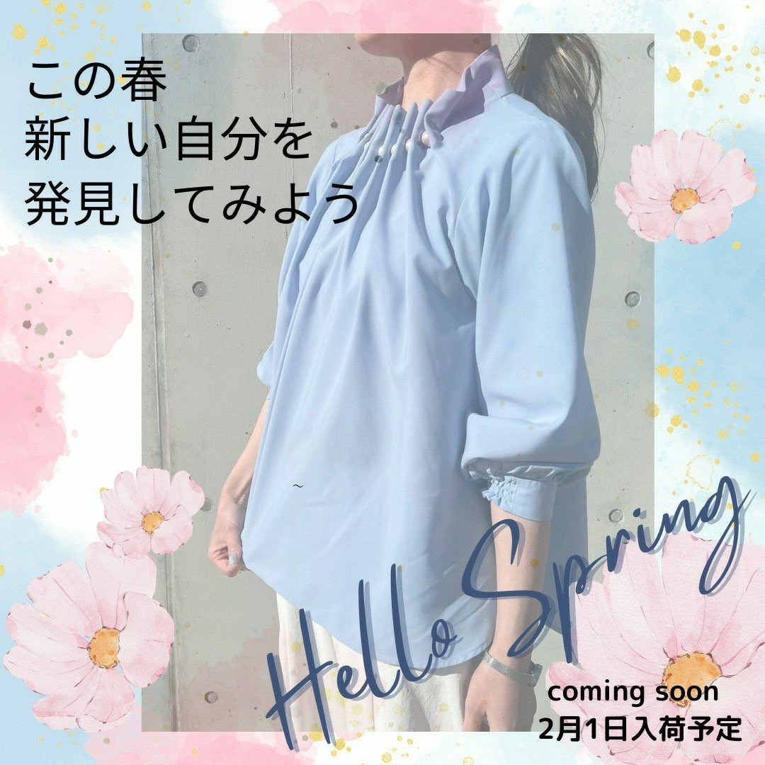 アニナブラウス・ペズゥブラウス新作入荷しました🌸
