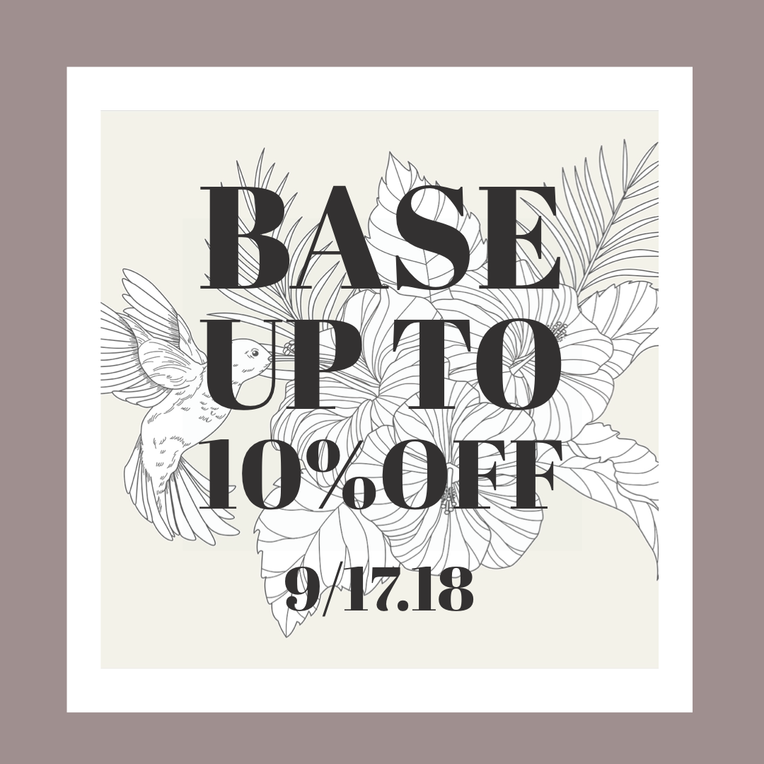 9/17 12時から最大10%off