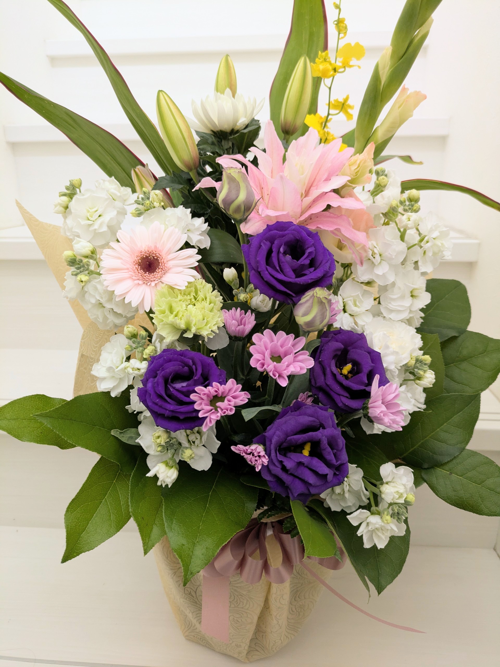 3回忌法要のアレンジフラワー