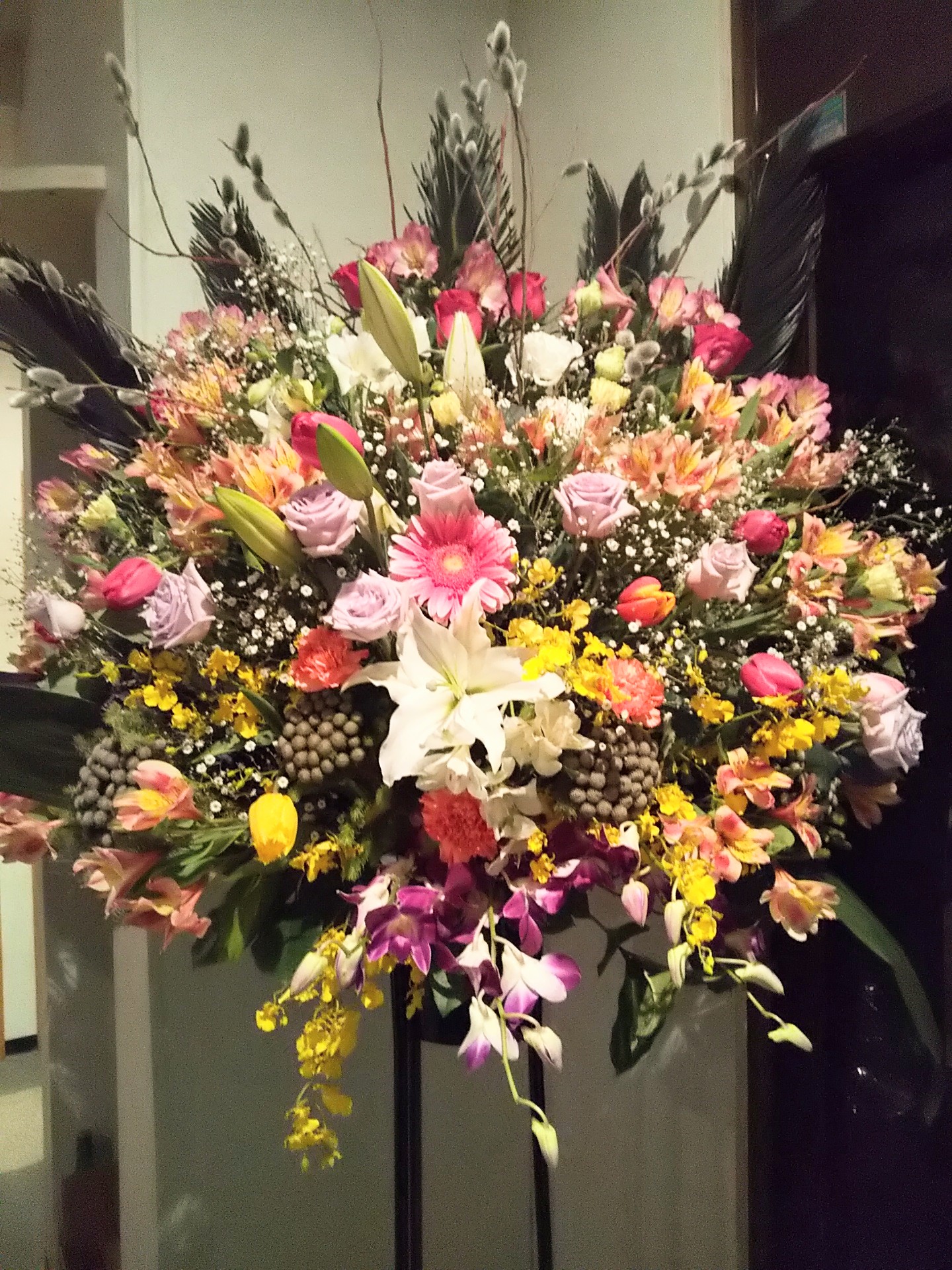 お誕生日スタンド花