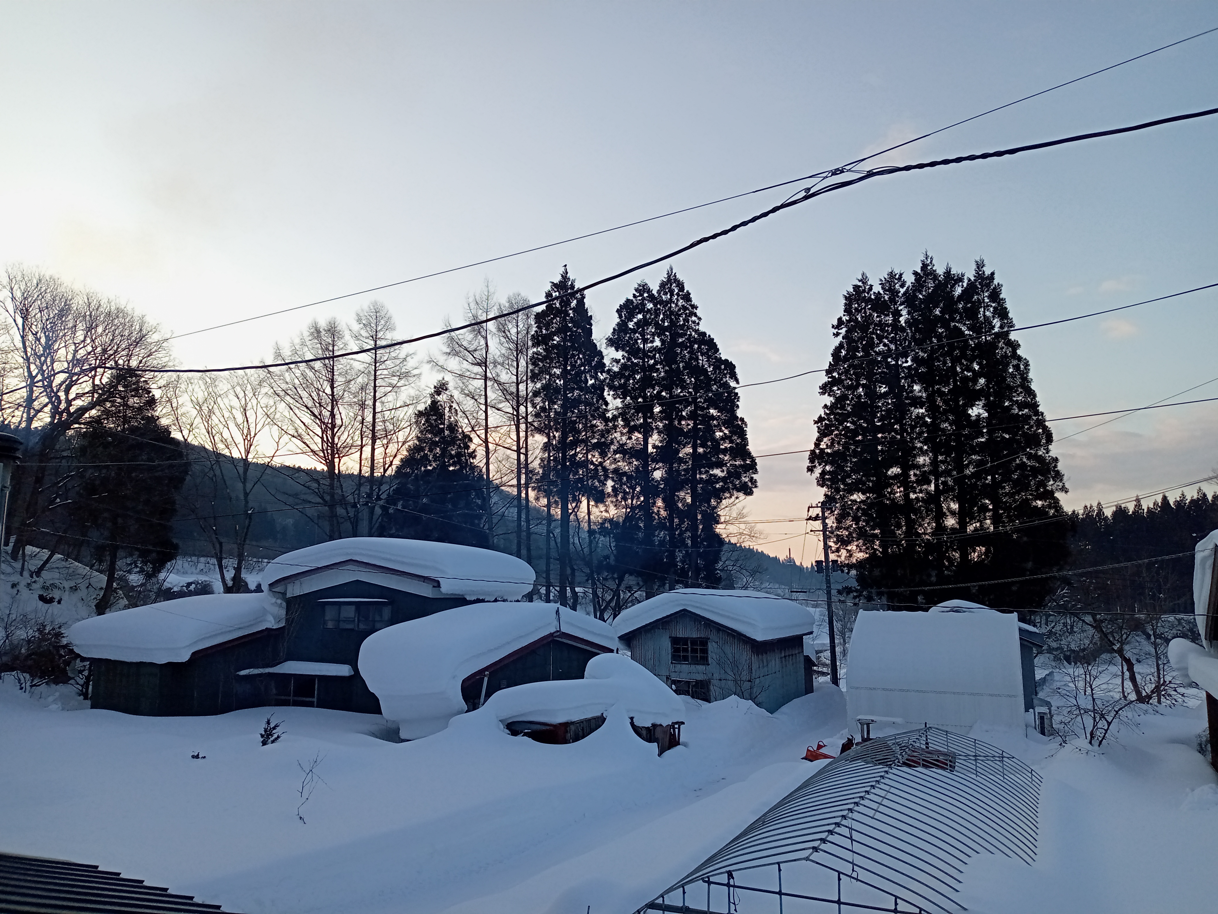白神山ろく豪雪 空き家とか大丈夫かな