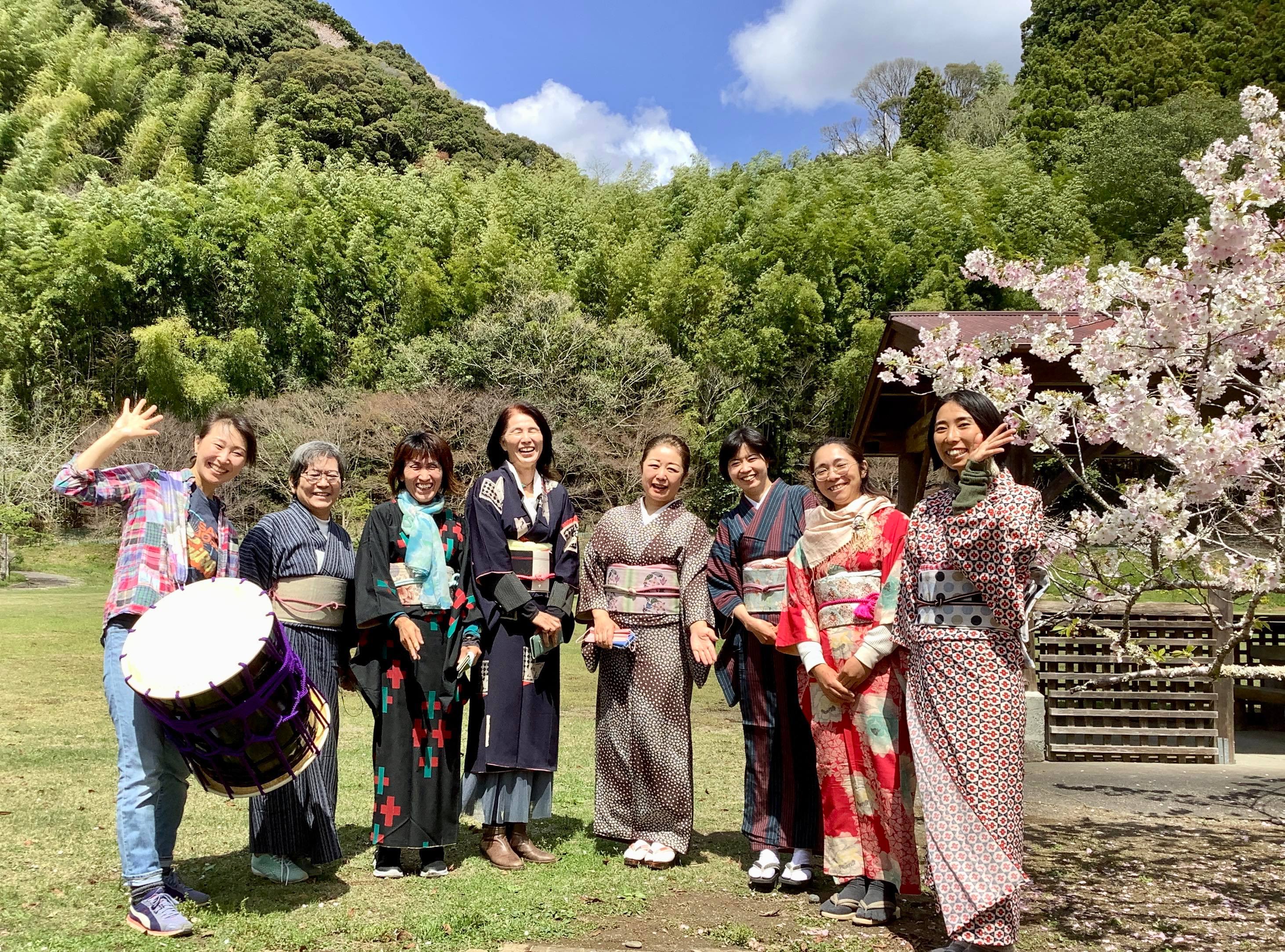 桜と撮影＆野点　洋服ミックスで着物を楽しむ会