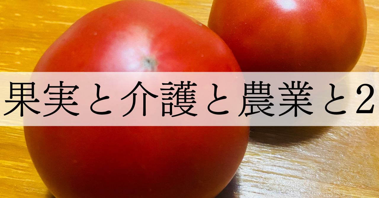果実と介護と農業と②
