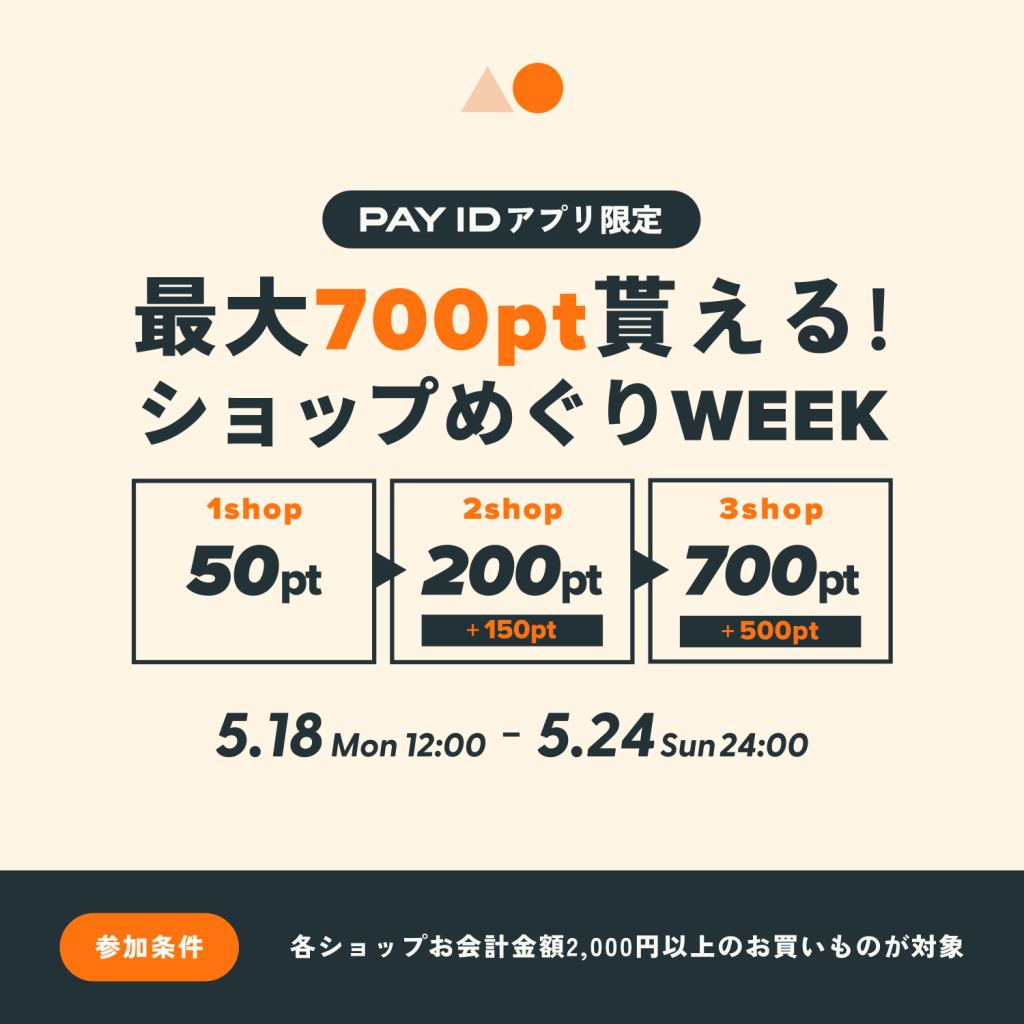 ショップめぐりWEEKのお知らせ
