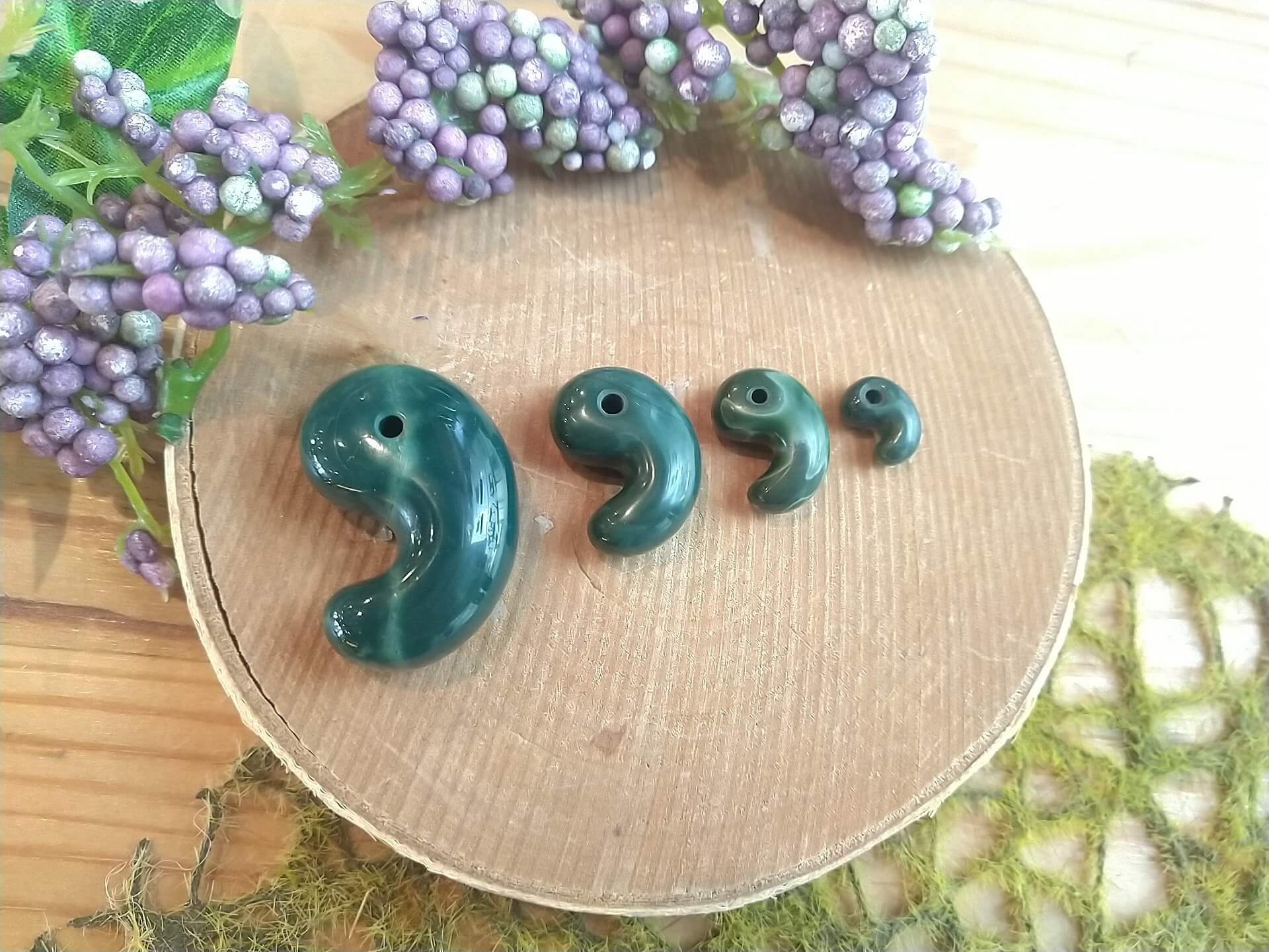 ☆限定勾玉【花仙碧玉】販売中☆