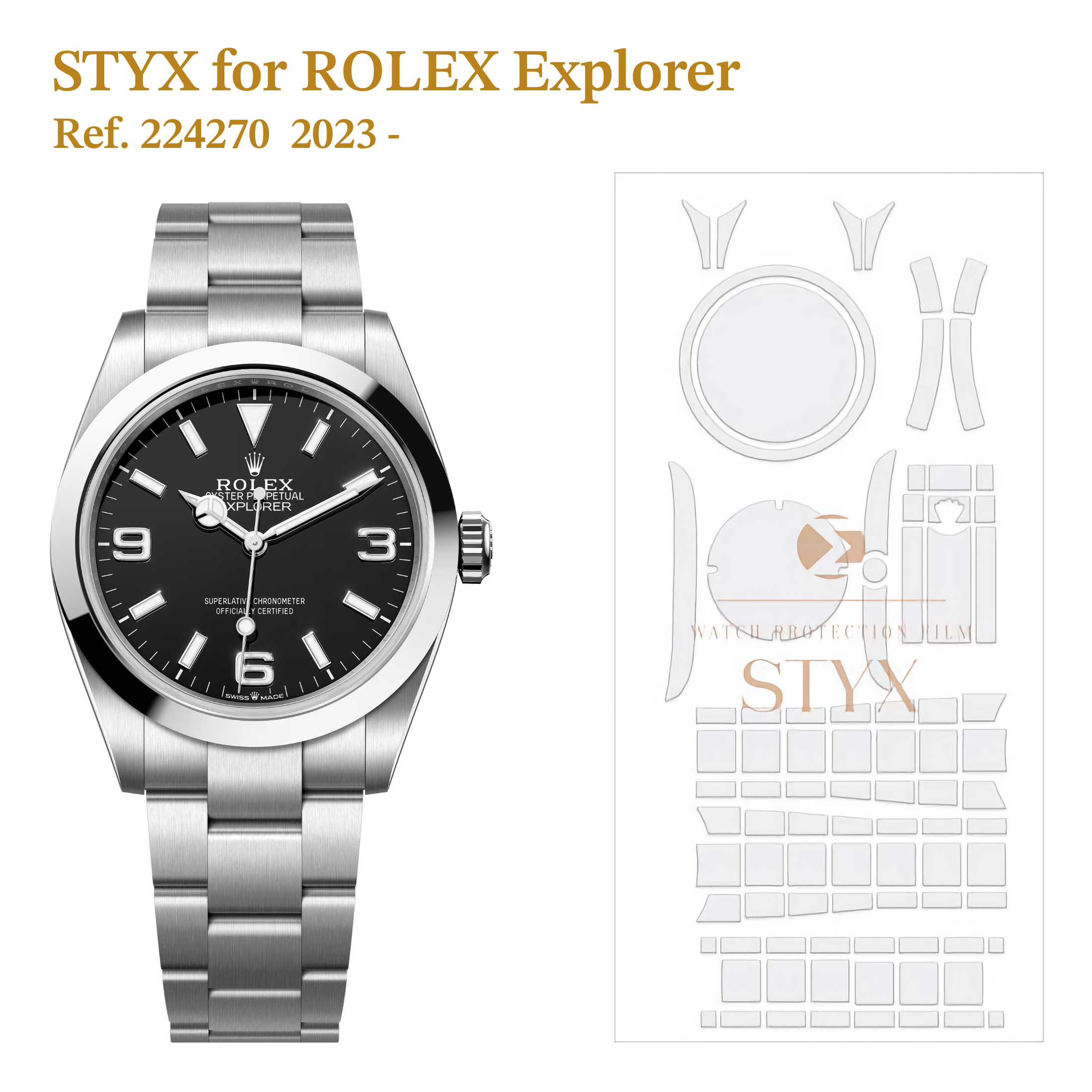 【STYX】for Rolex Explorer 40mm Ref. 224270