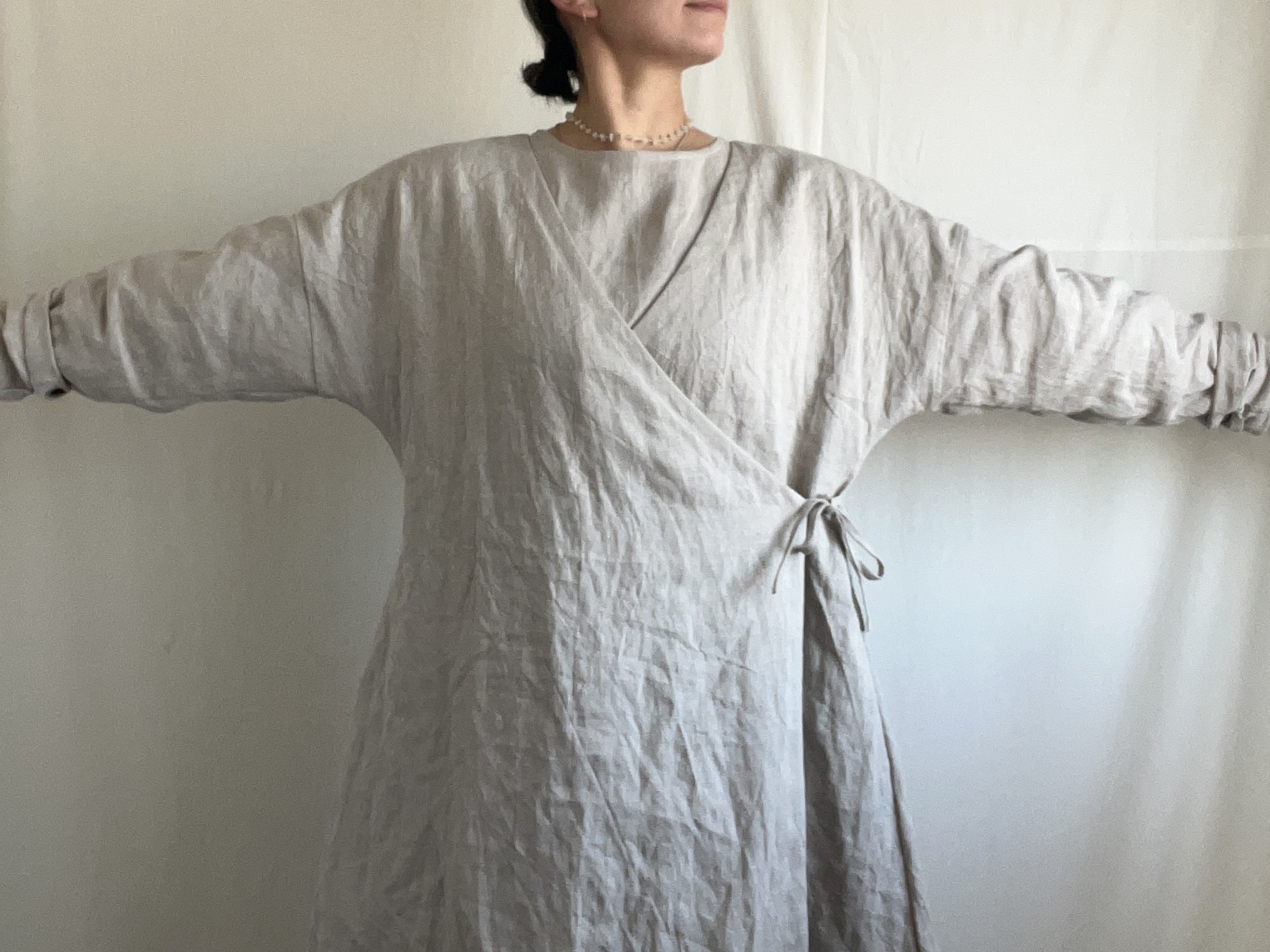 カシュクールガウン/ワンピ