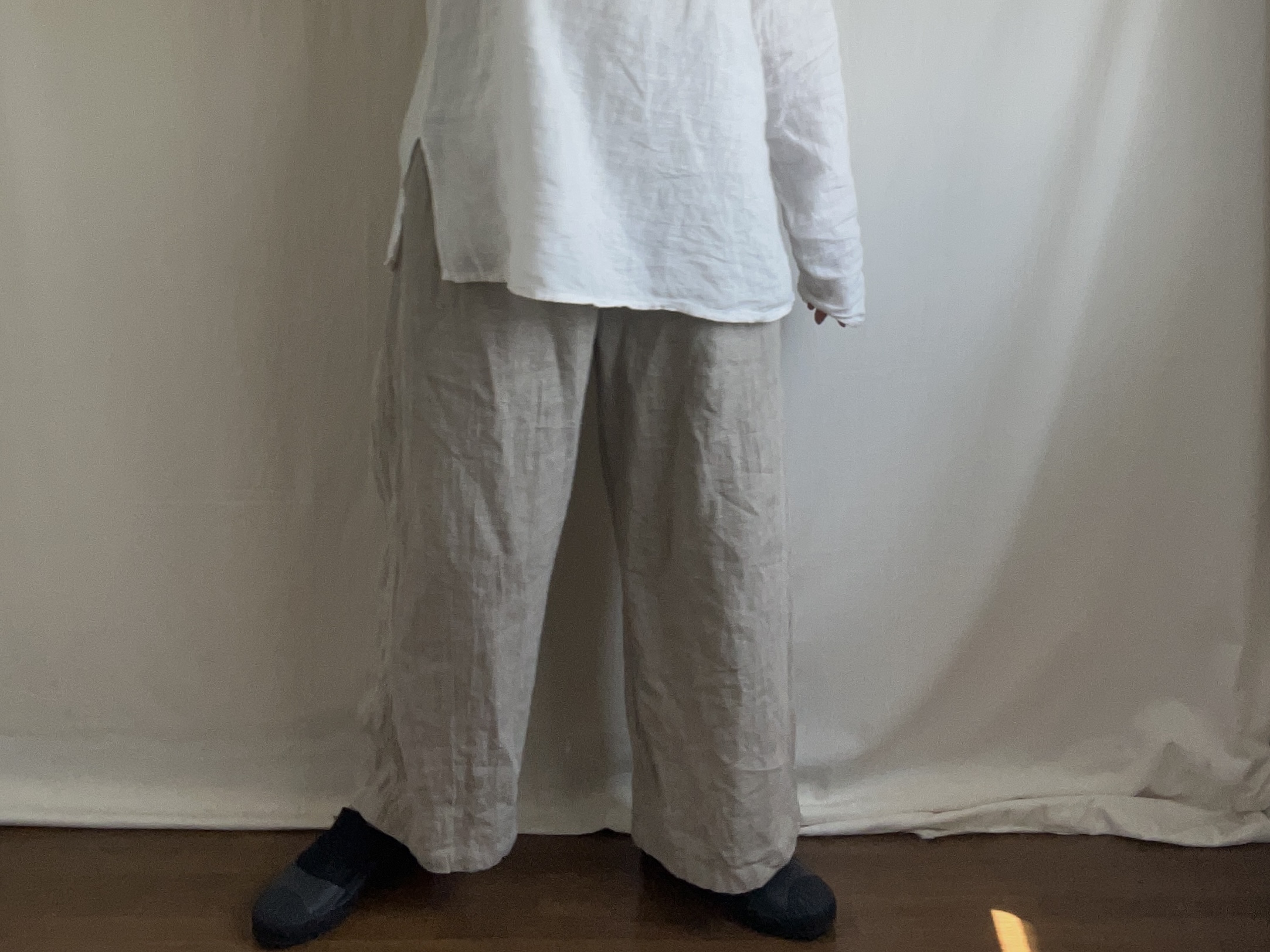 リネンのパンツ