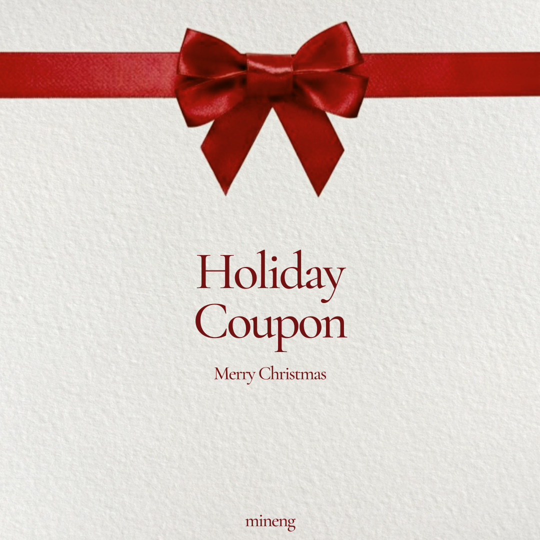 HOLIDAY COUPON　期間限定10%OFFクーポン配布！
