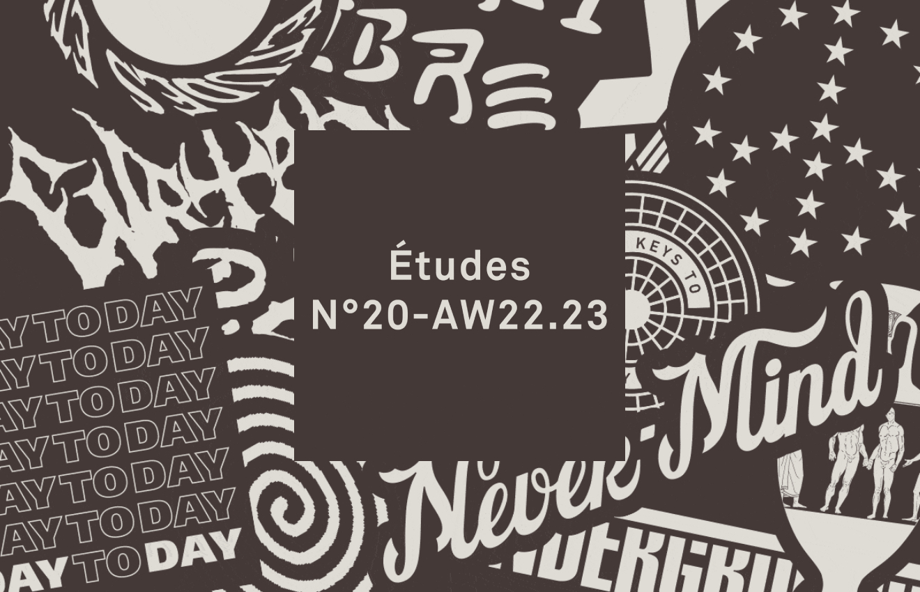 【Études - TWENTY AW22 1st Drop】9/10(土)10:00販売開始