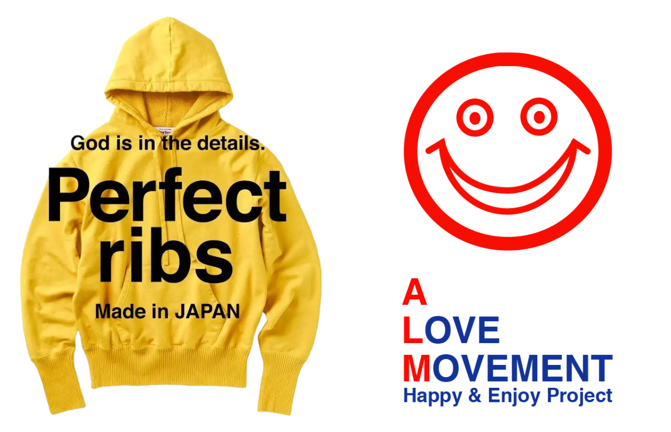 【Perfect ribs(R)×A LOVE MOVEMENT】23SSコラボコレクション販売開始