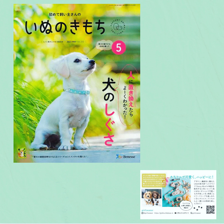 【いぬのきもち】に掲載されましたU^ェ^U