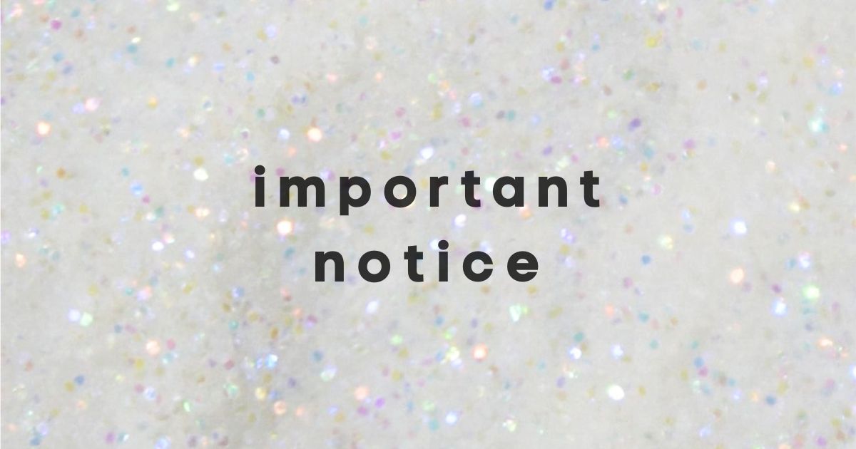 20CWより、今後についての大切なお知らせ