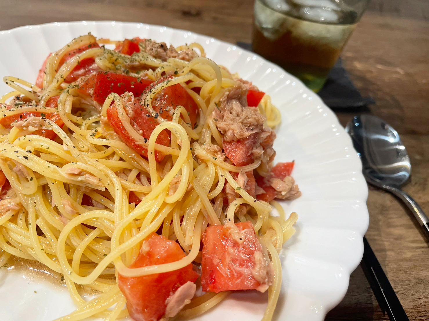 お客様レシピ✨🍽️塩トマトパスタ🍅