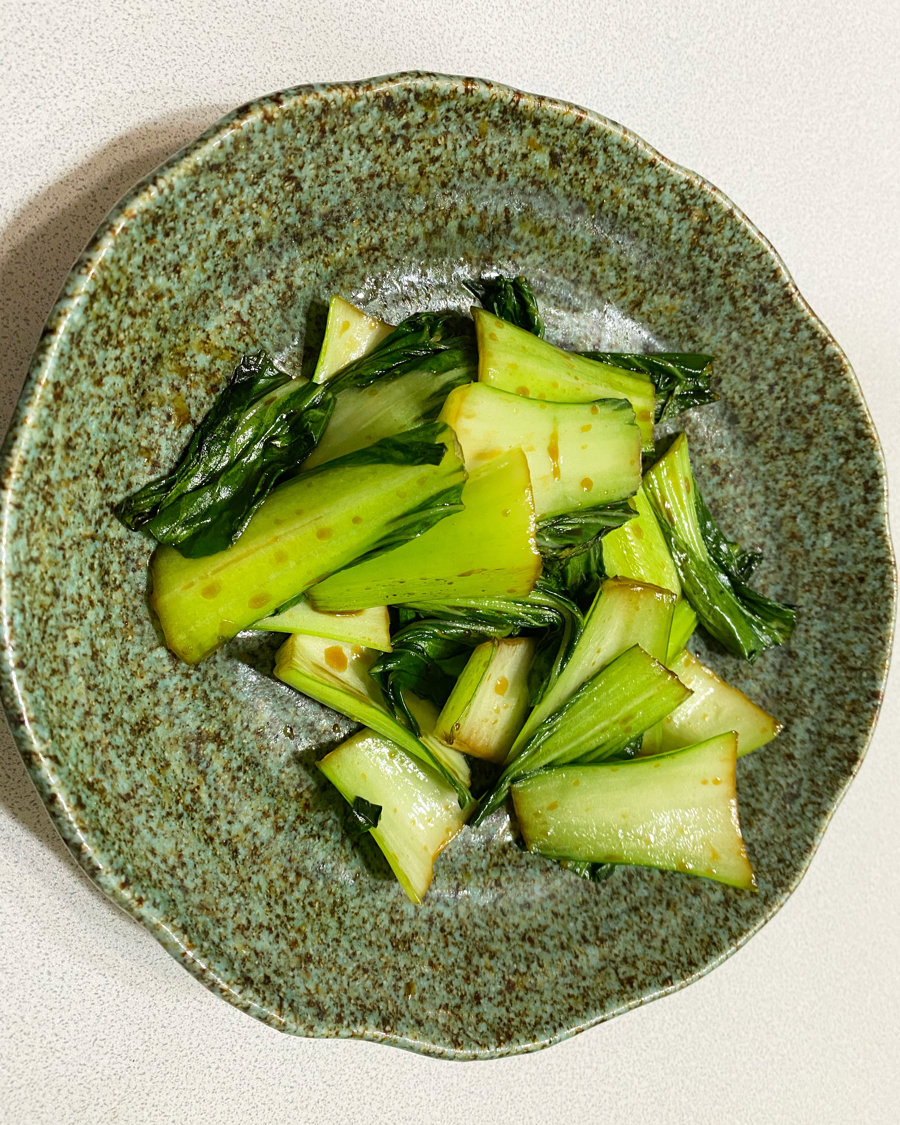 超簡単😋やみつきちんげん菜炒め🍽
