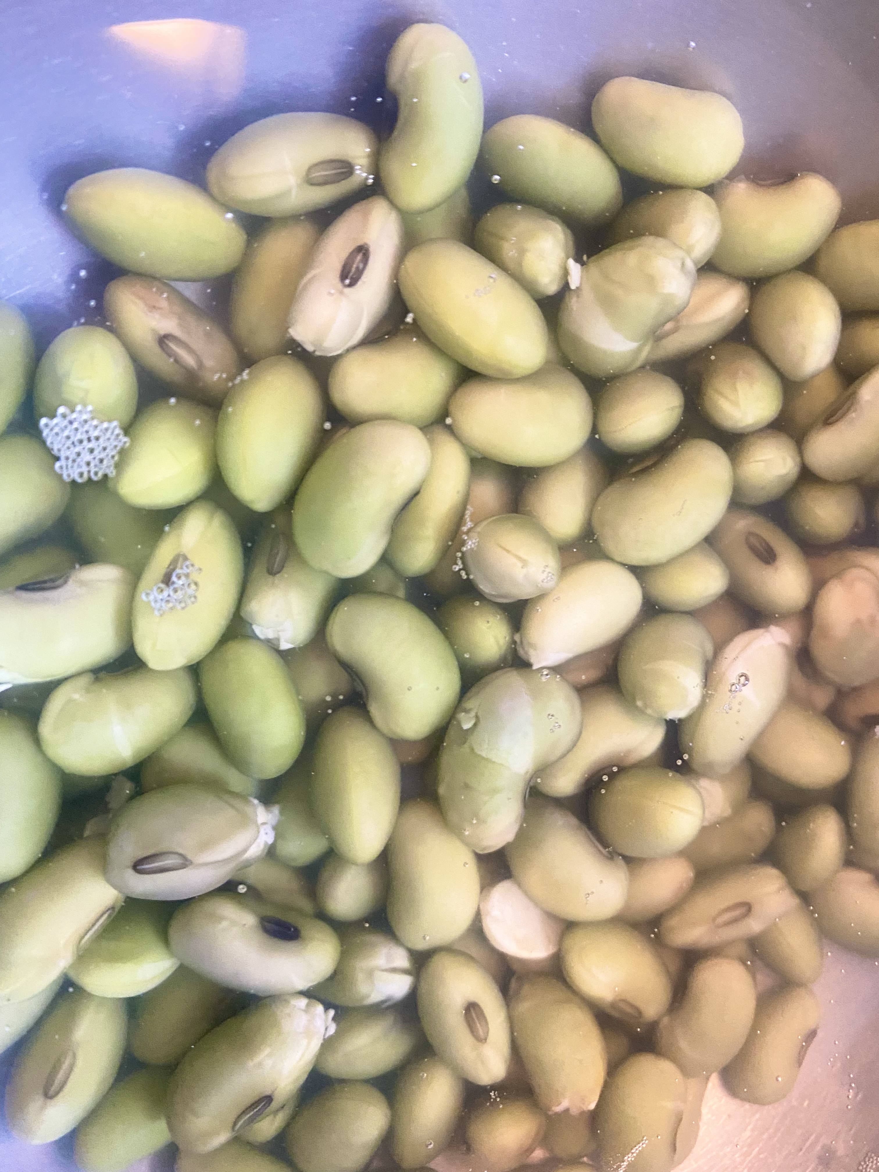 気になる大豆の戻し方⁉️