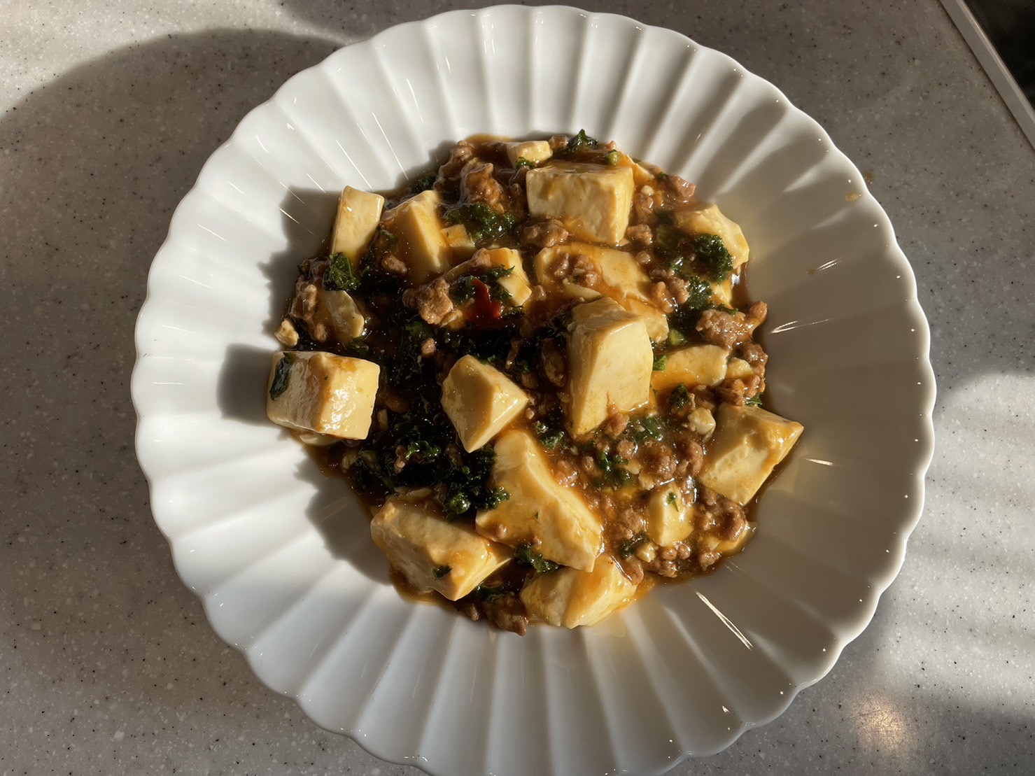 お客様レシピ‼️ケールの麻婆豆腐✨