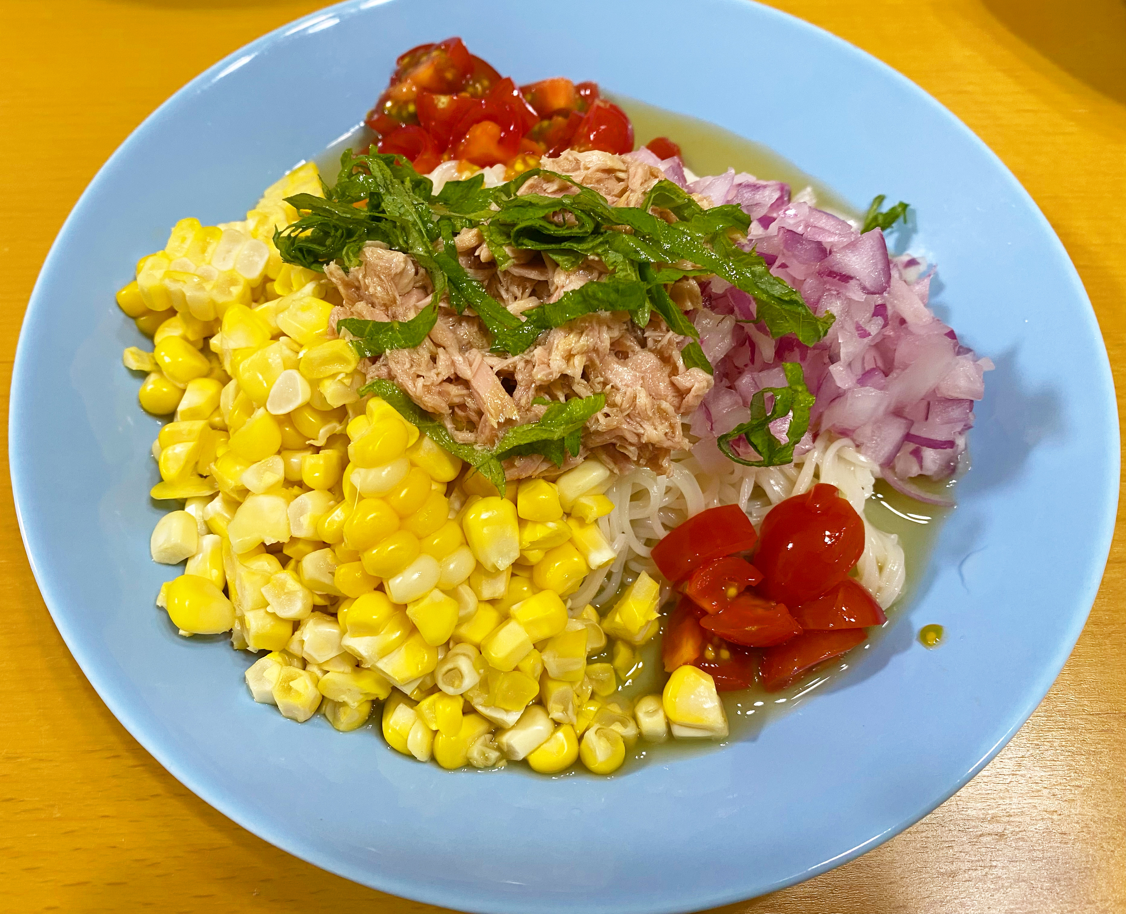 彩り野菜素麺✨🍽