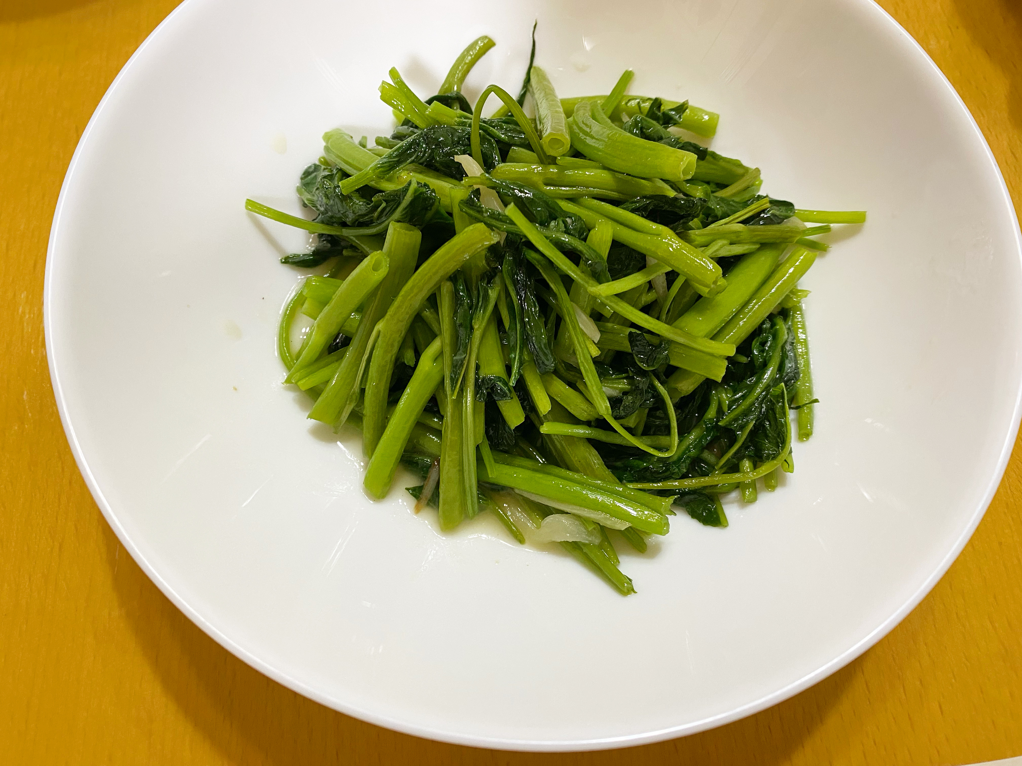 空芯菜の炒め😋