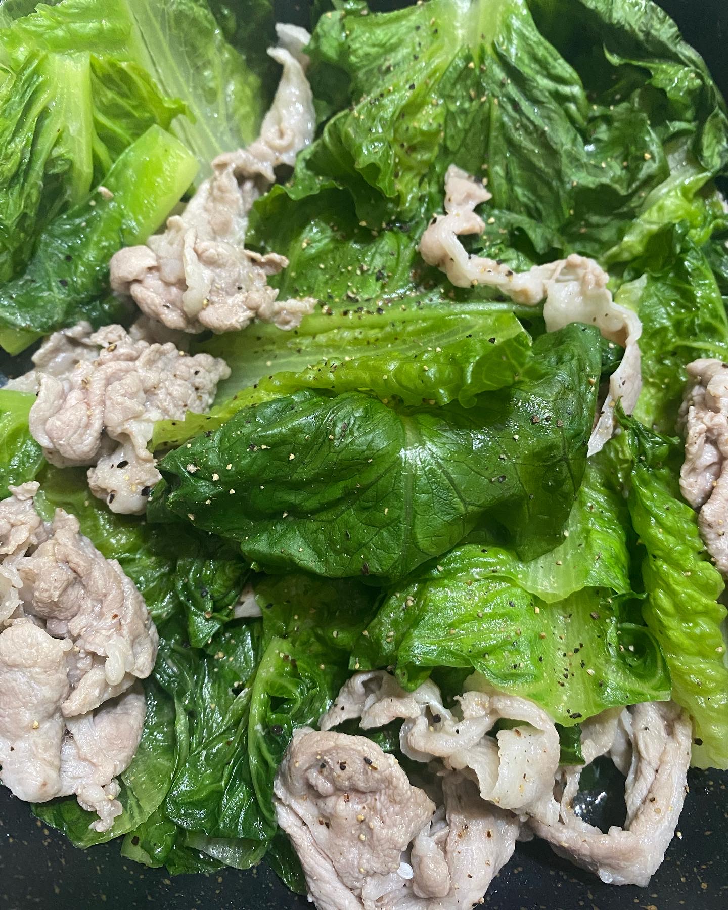 ロメインレタス蒸し焼き✨