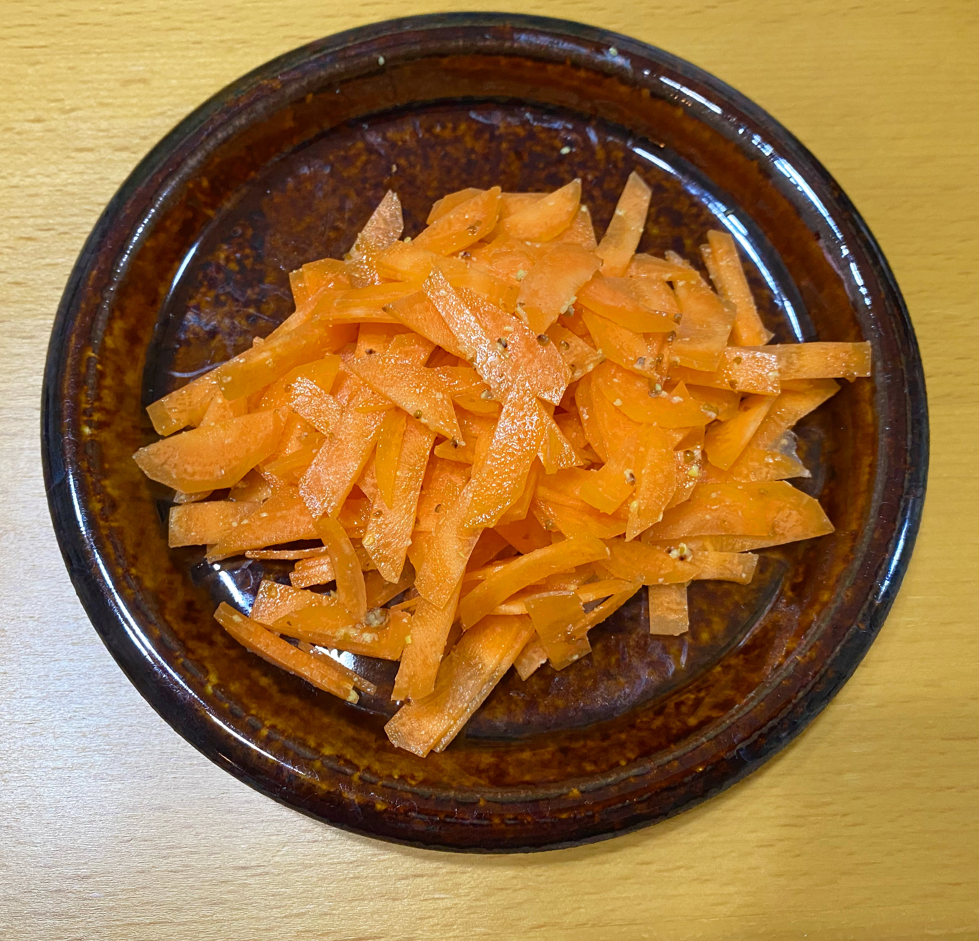 サラダ人参のマスタード和え🥕