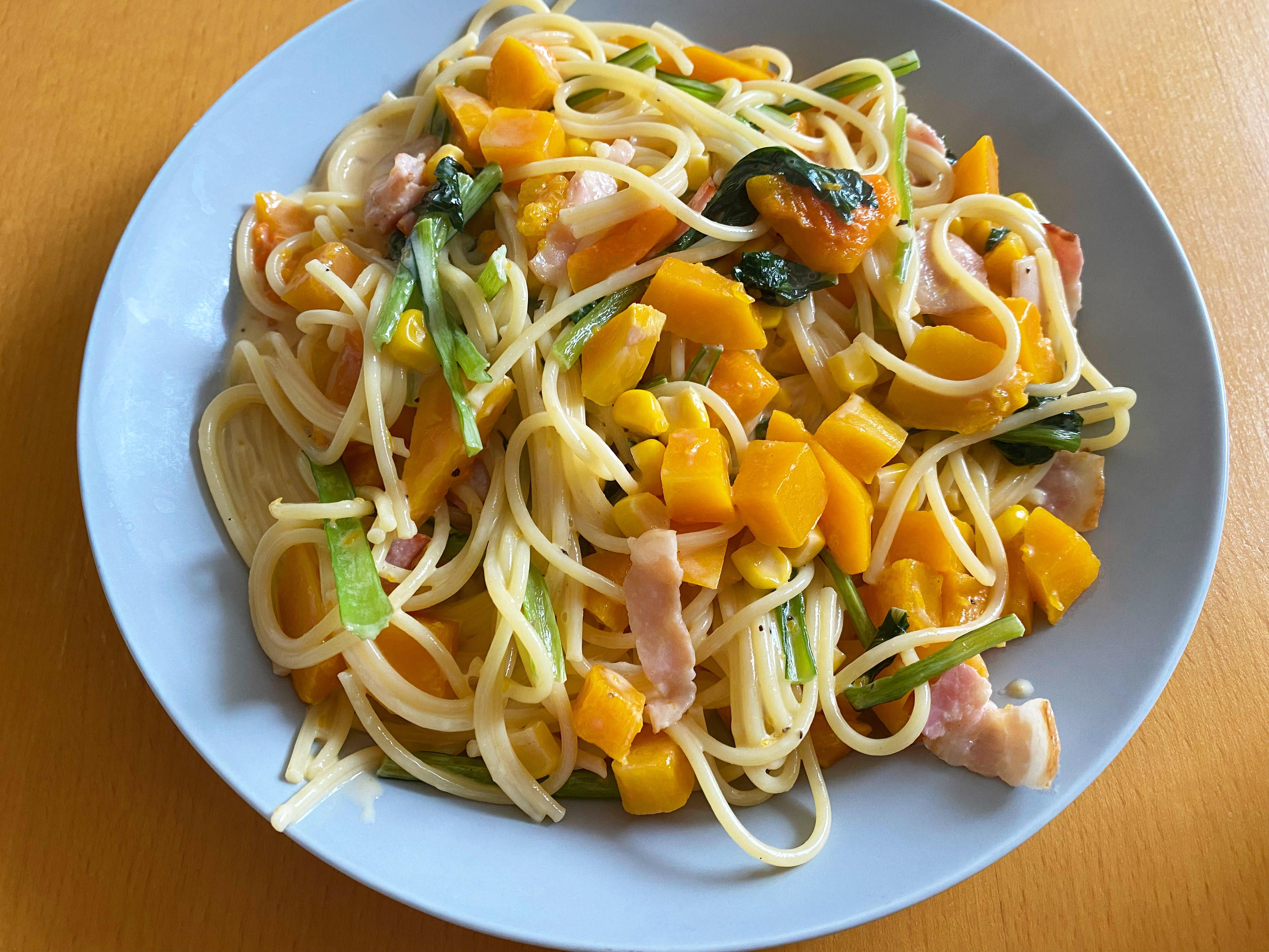 バターナッツクリームパスタ🍽