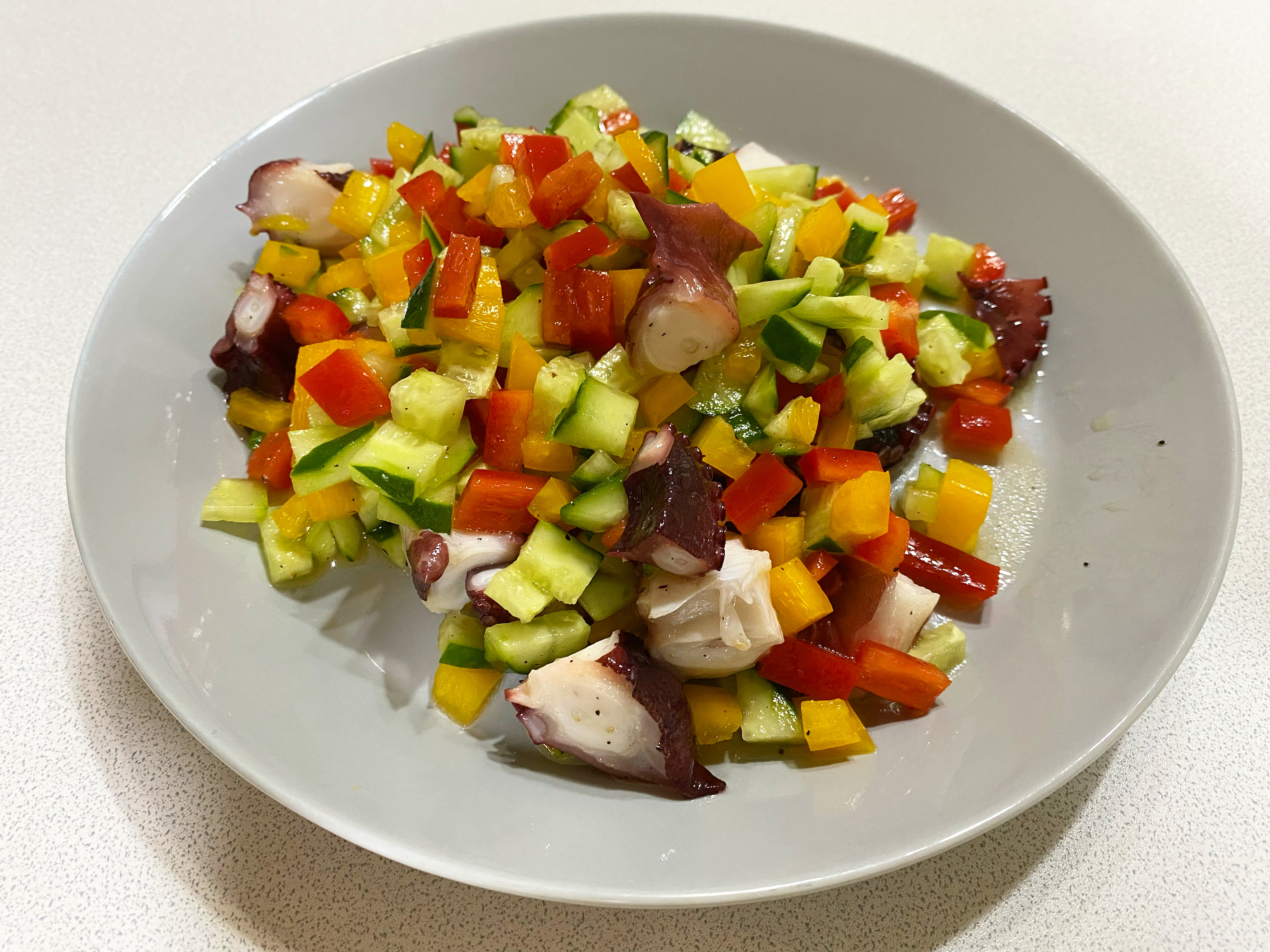 パプリカとタコのサラダ✨🥗🍽