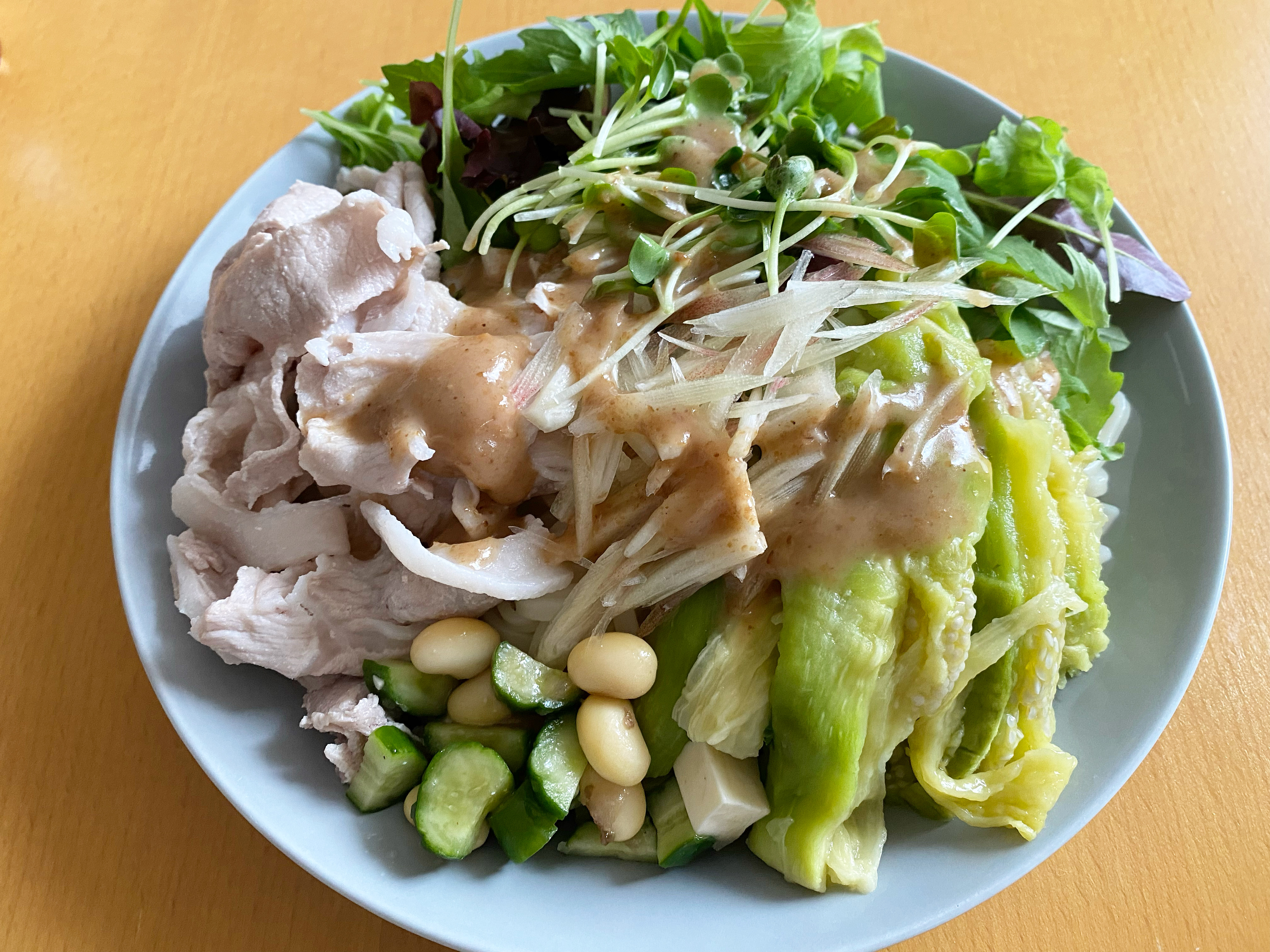 とろとろ茄子のさっぱりうどん✨🍽