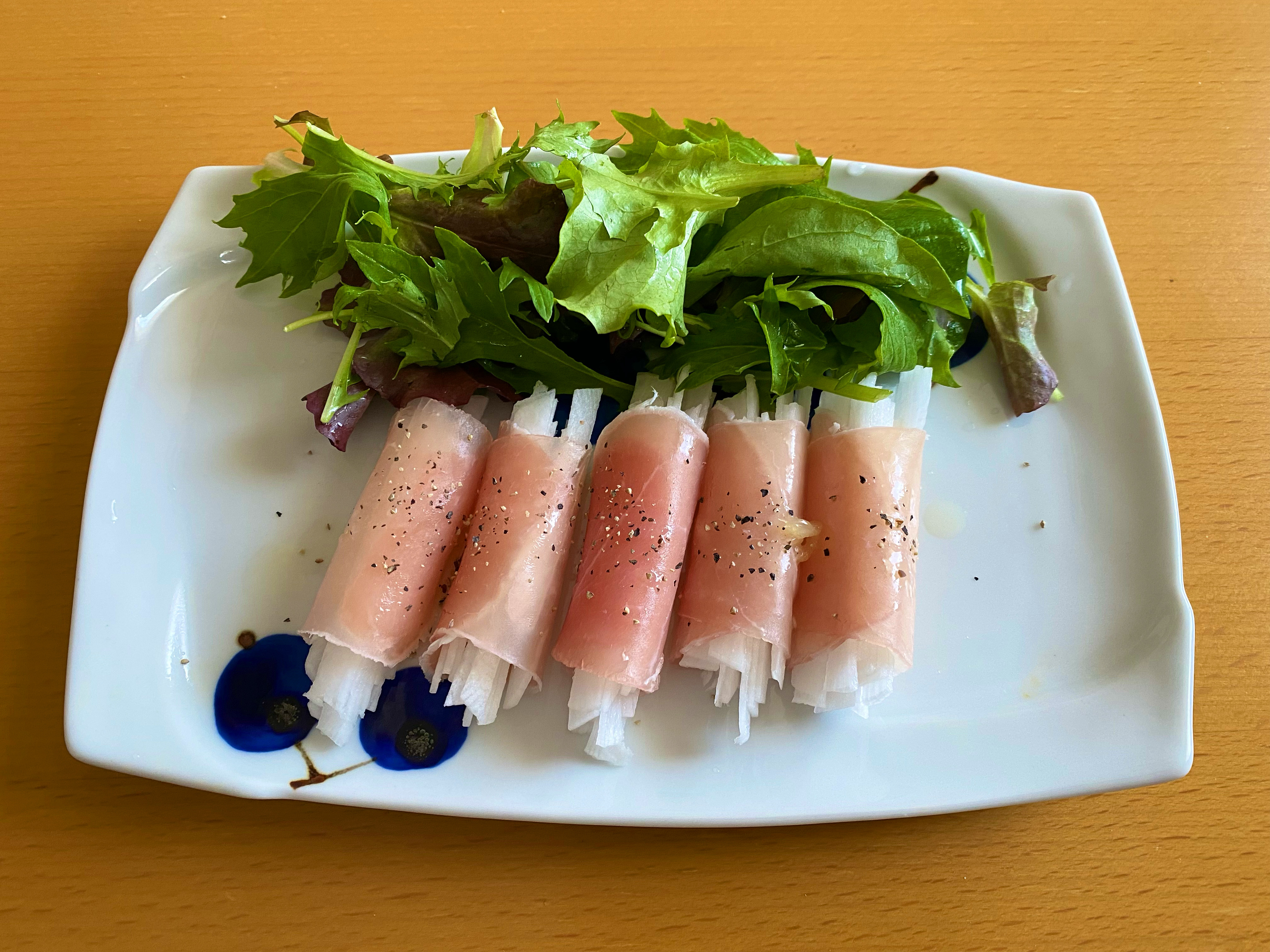 大根と生ハム巻き✨🍽
