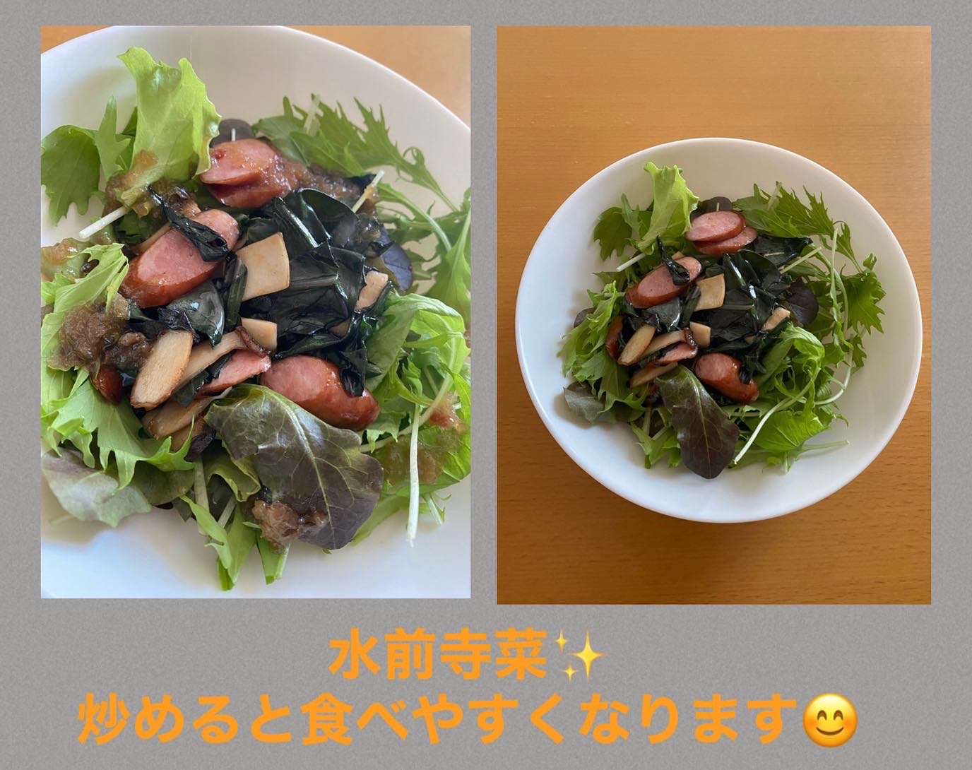 栄養豊富✨水前寺菜😊