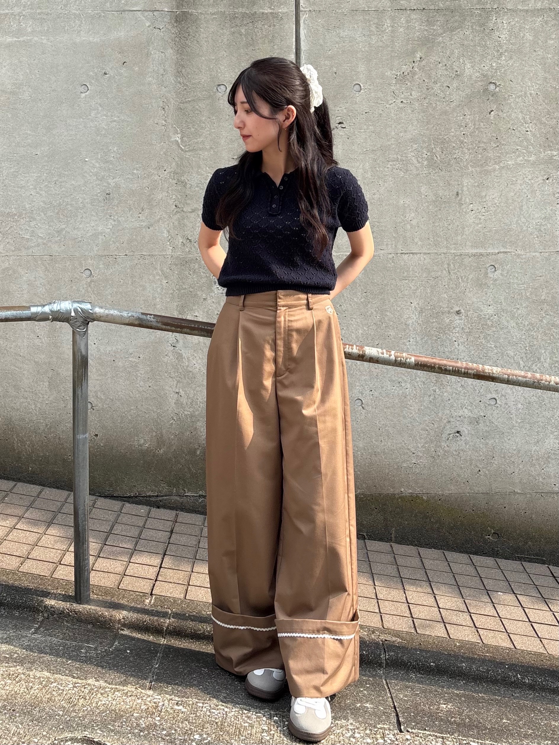 8/25 Mon. 19:00 PREPPY CUFFS WIDE-LEG PT