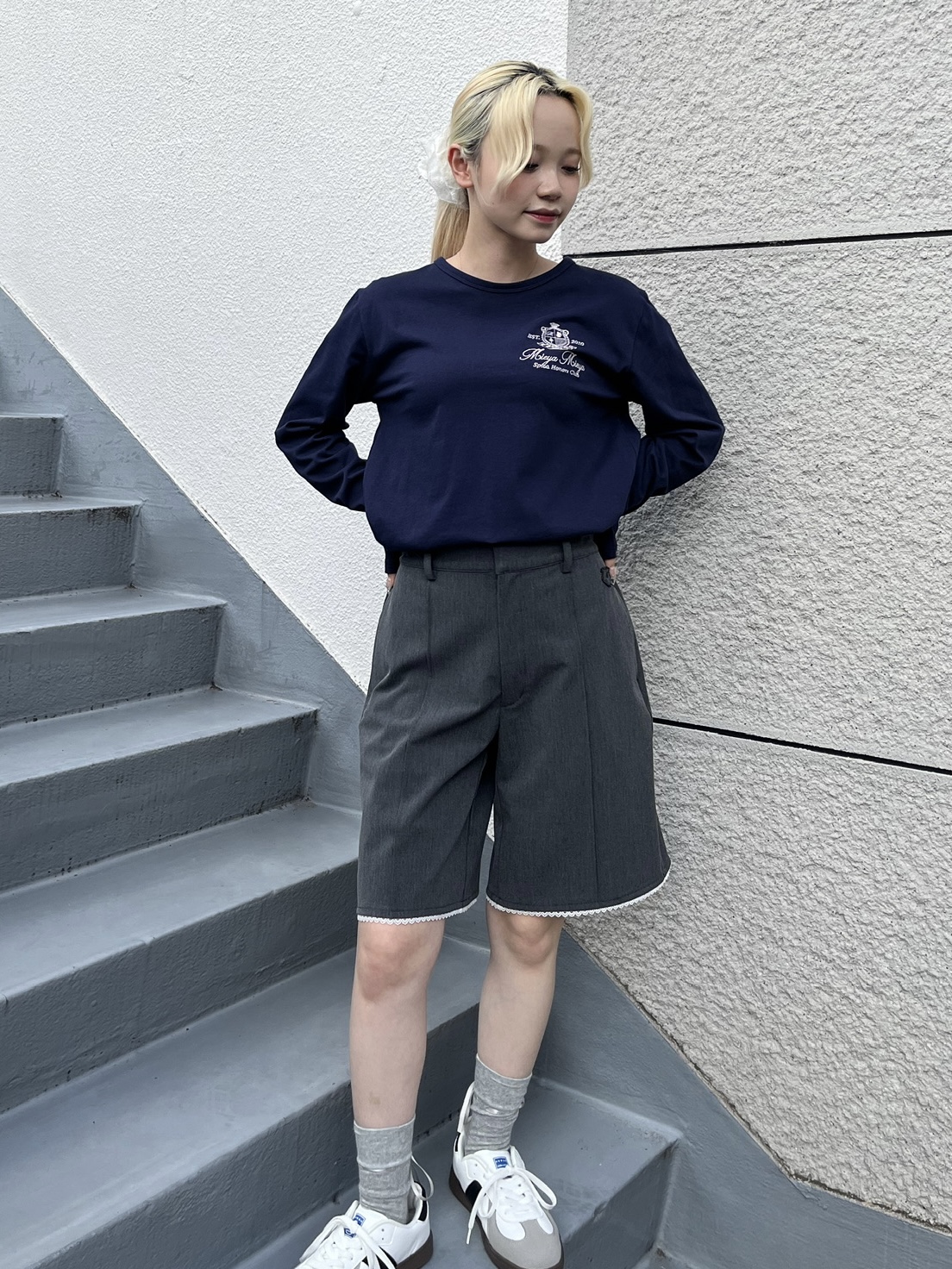 【新品未開封】mieya mieya PETIT APLON TOP NAVY 5/19 Mon. 19:00 PETIT APLON TOP | mieya mieya