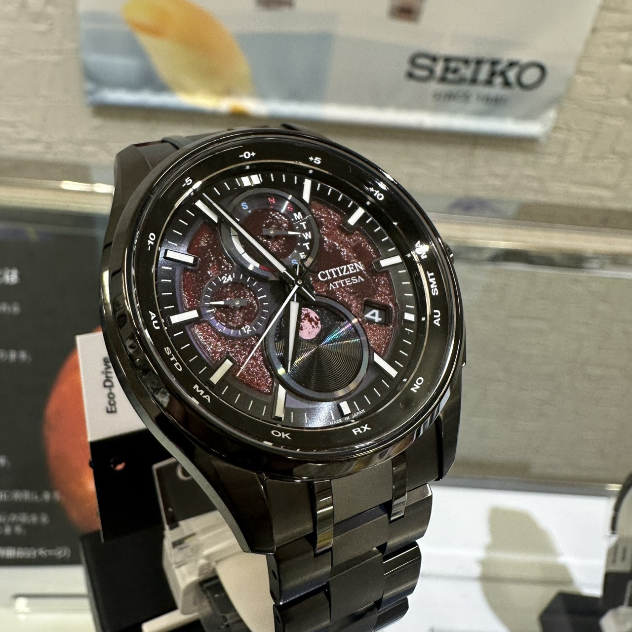 皆既月食をテーマにしたブラックチタン限定モデル、入荷しました！