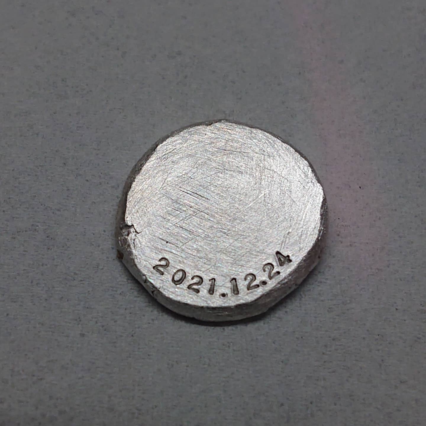 ぷっくり地金シリーズに刻印追加加工始めました！