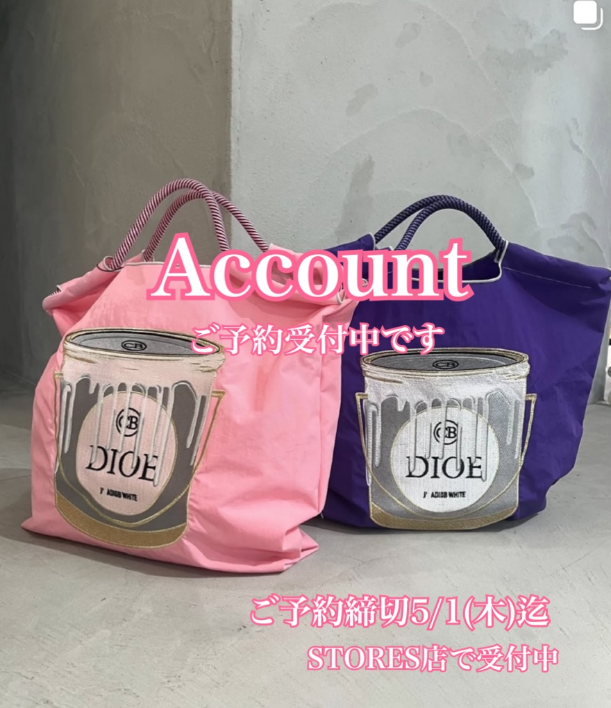 Account ストアーズ店でご予約受付中です🩷