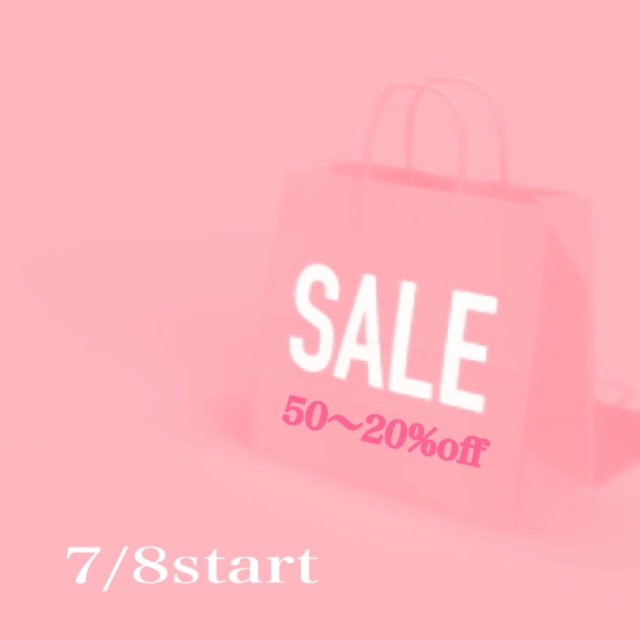 SUMMER SALE  startです❤️