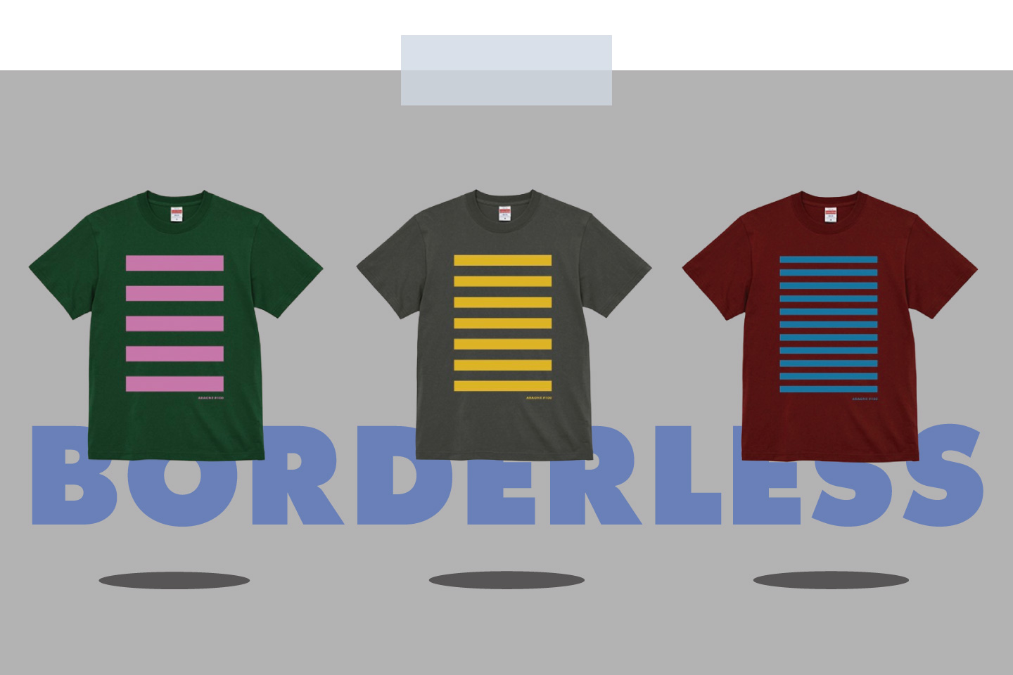 ボーダー未満Tシャツ | ARAONE