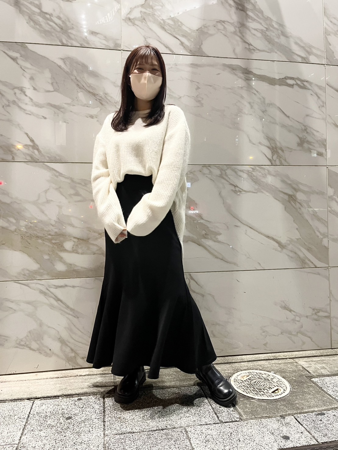 バックレイヤードニット🤍