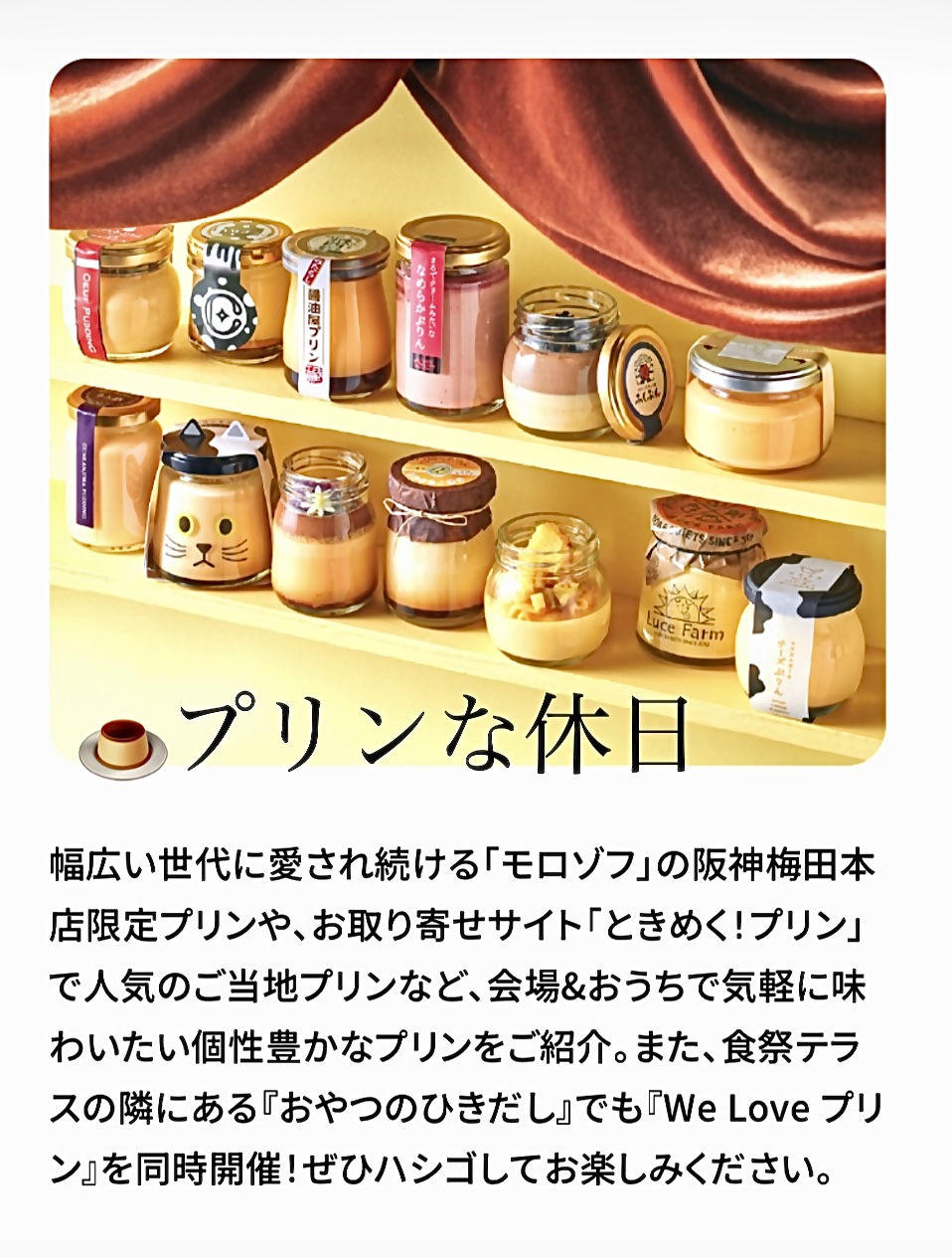 阪神梅田本店🍮第4回プリンな休日