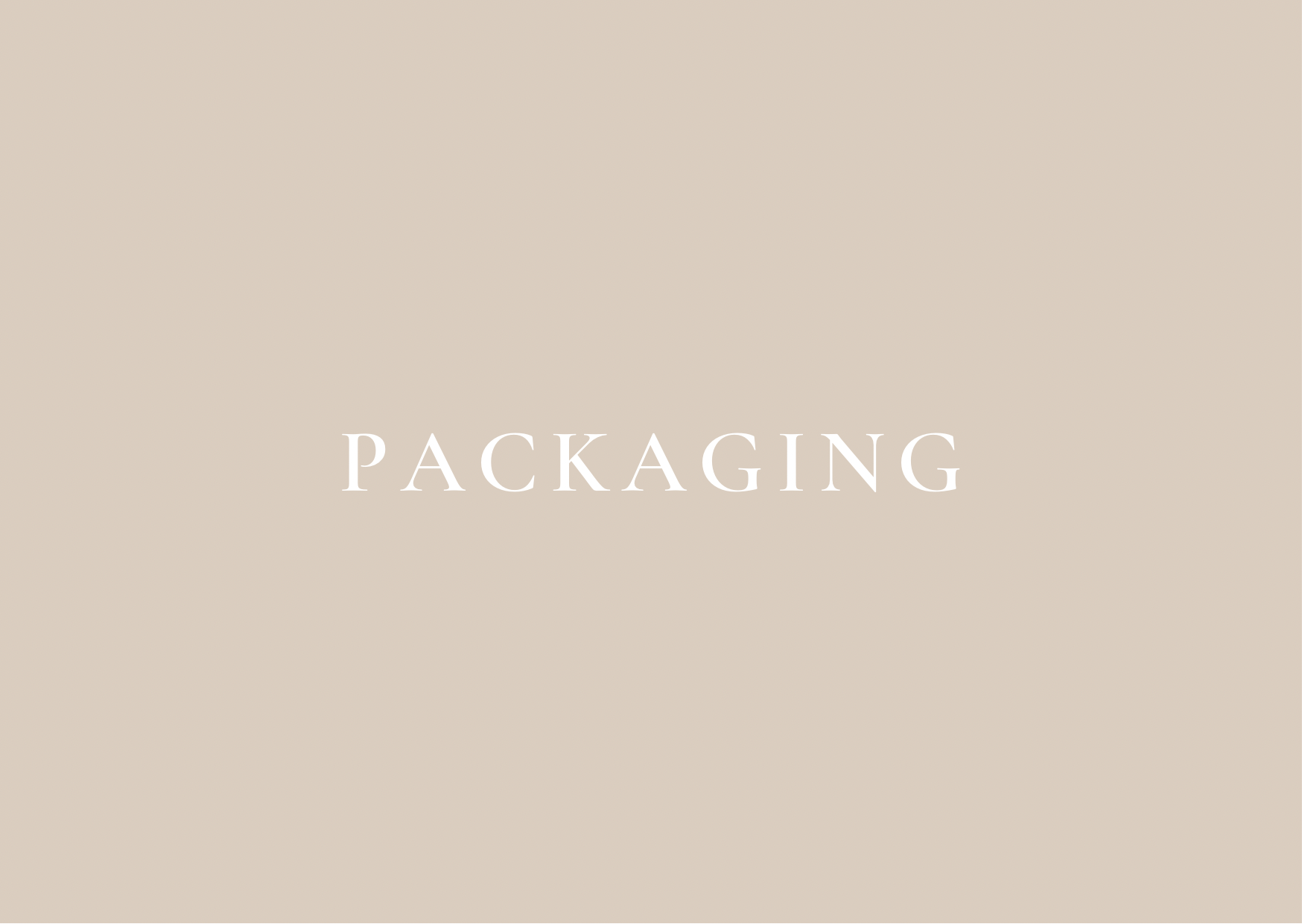 Packaging｜梱包について