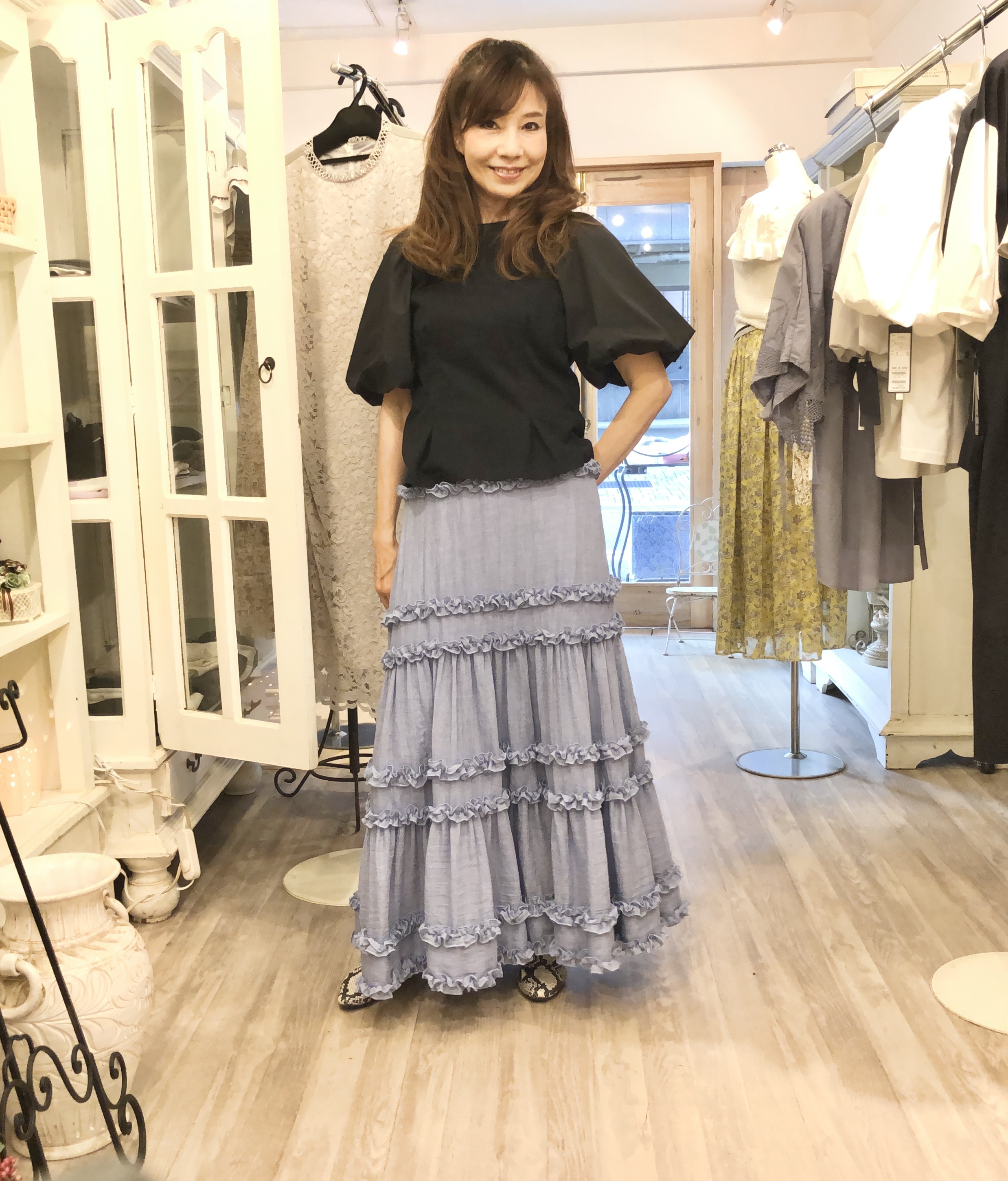 ボリュームスリーブTシャツ♡