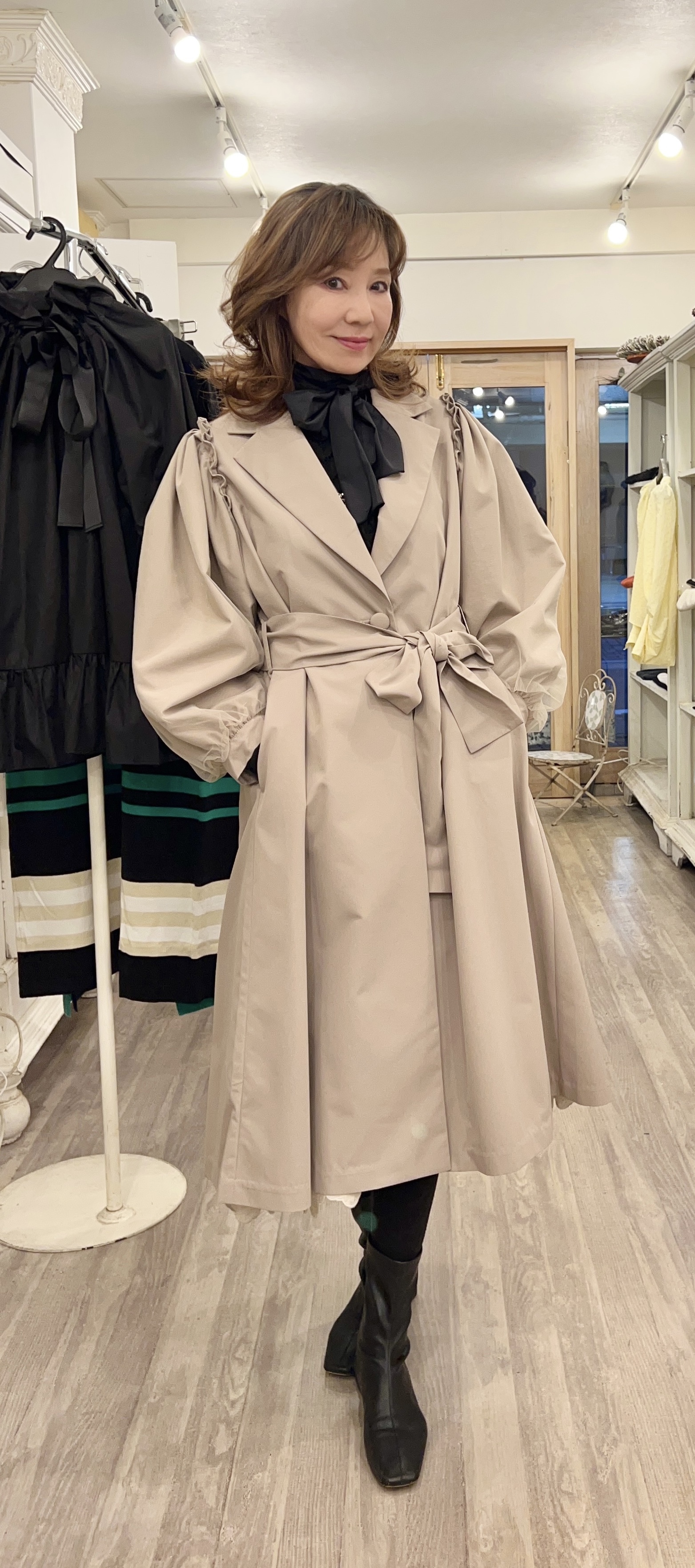 新作スプリングコート♡