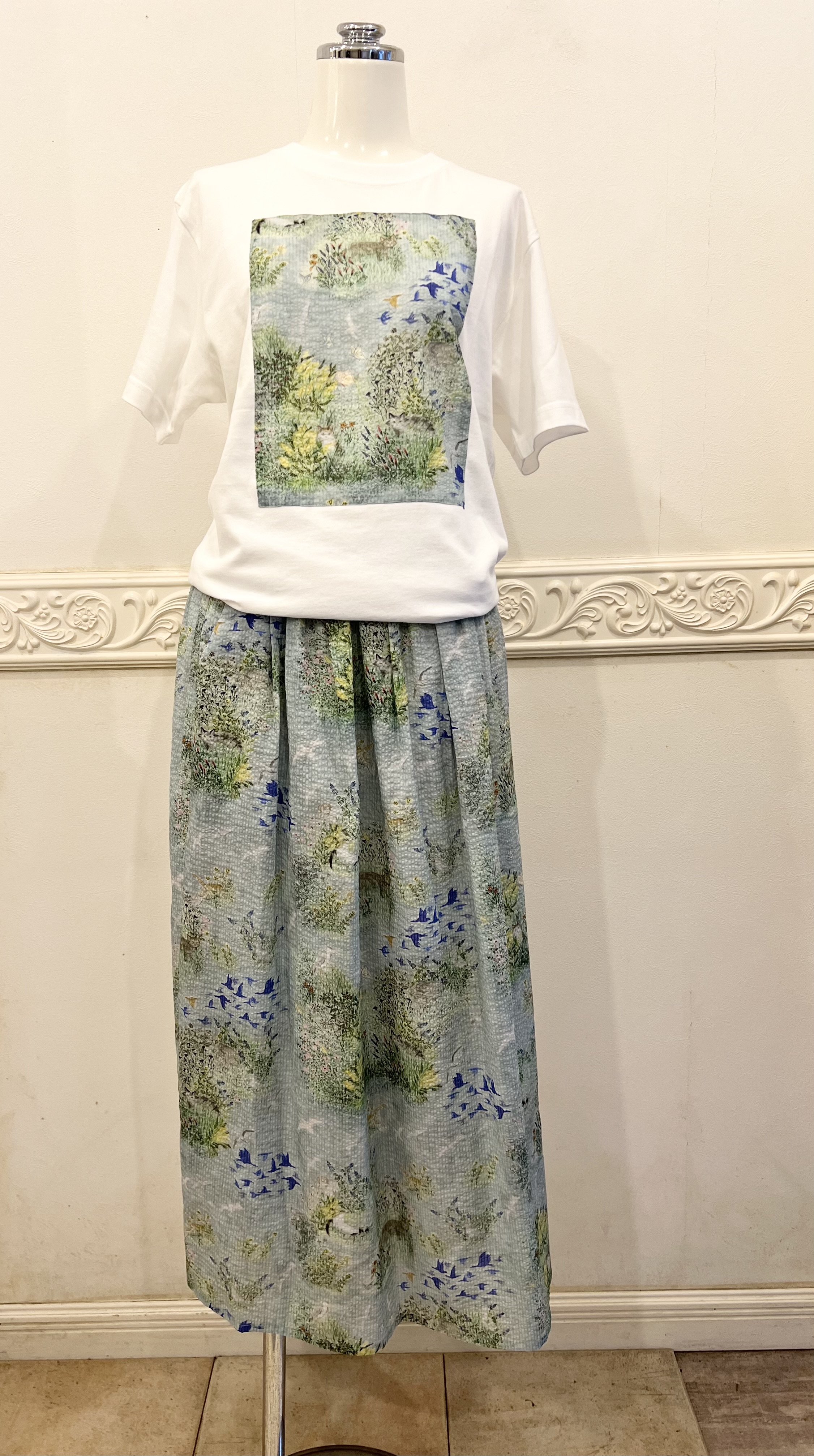 ハウピアのTシャツ＆スカート