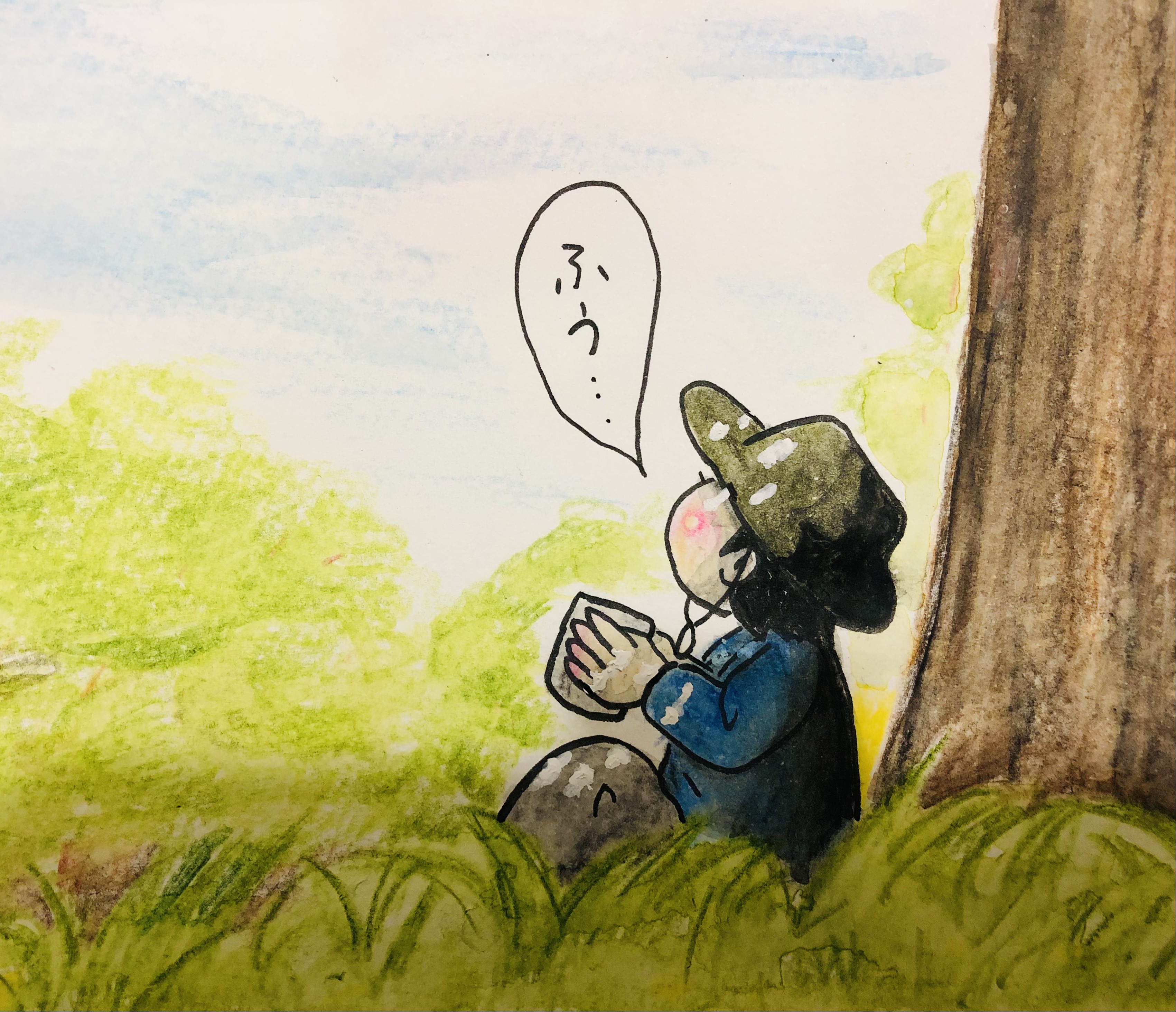 山の1コマ『大持山　ウノタワ』