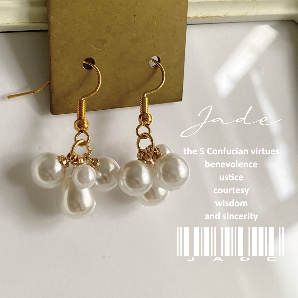つぶつぶパールピアス　JADEアクセサリー