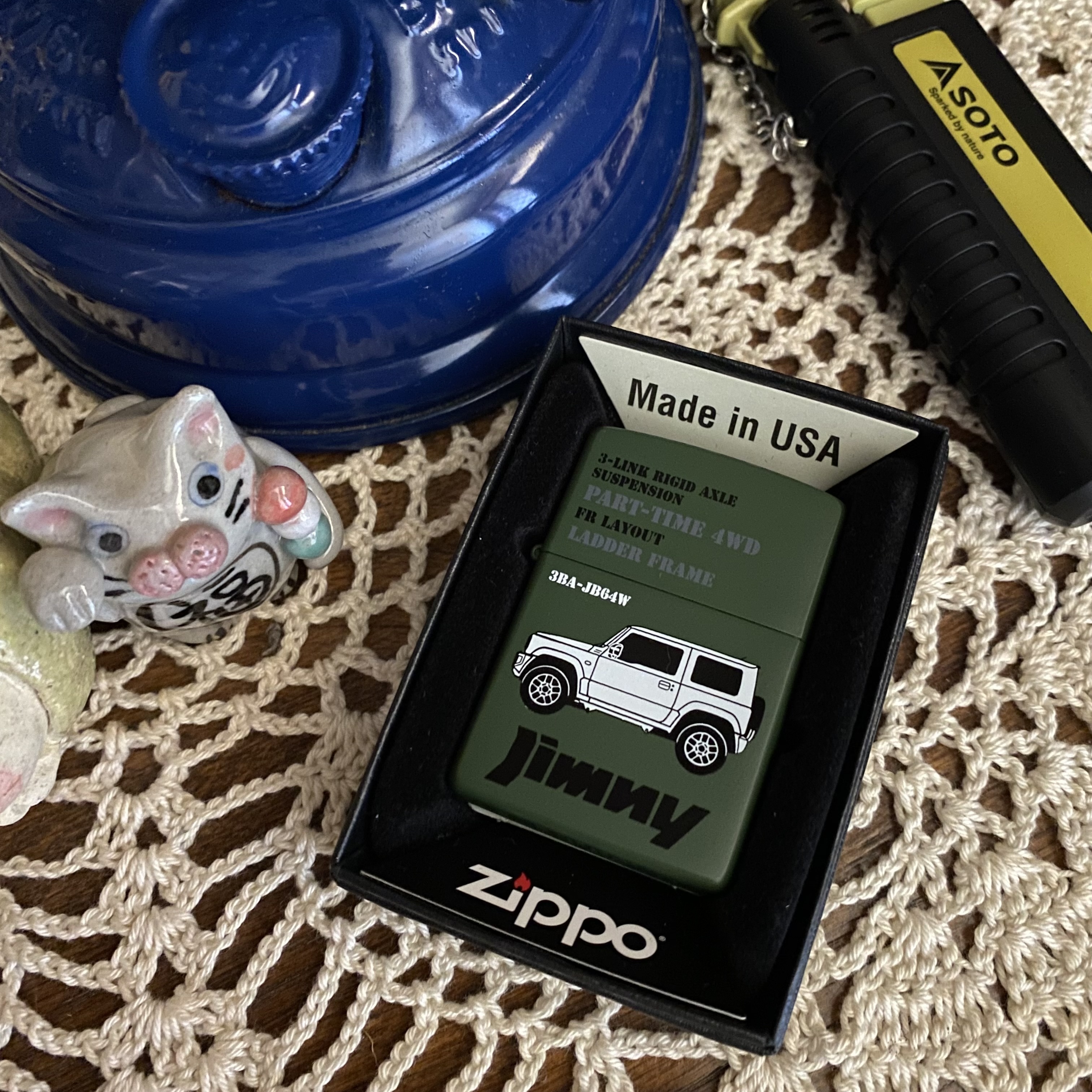 持ってるだけでアクティブ感満載！ZIPPOジムニー