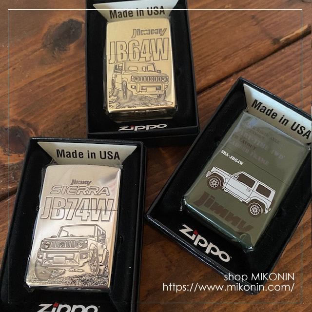 ZIPPO ジムニー ３種類 入荷しております。