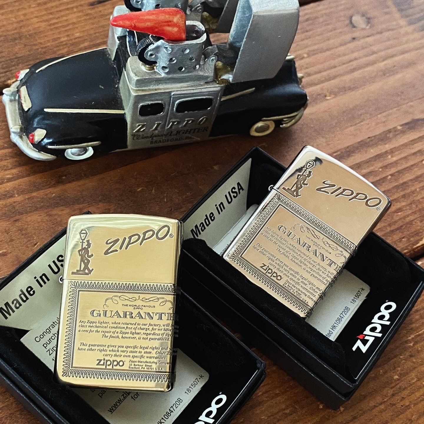 WINDYとDRUNKとギャランティ柄！欲張りなZIPPO👍