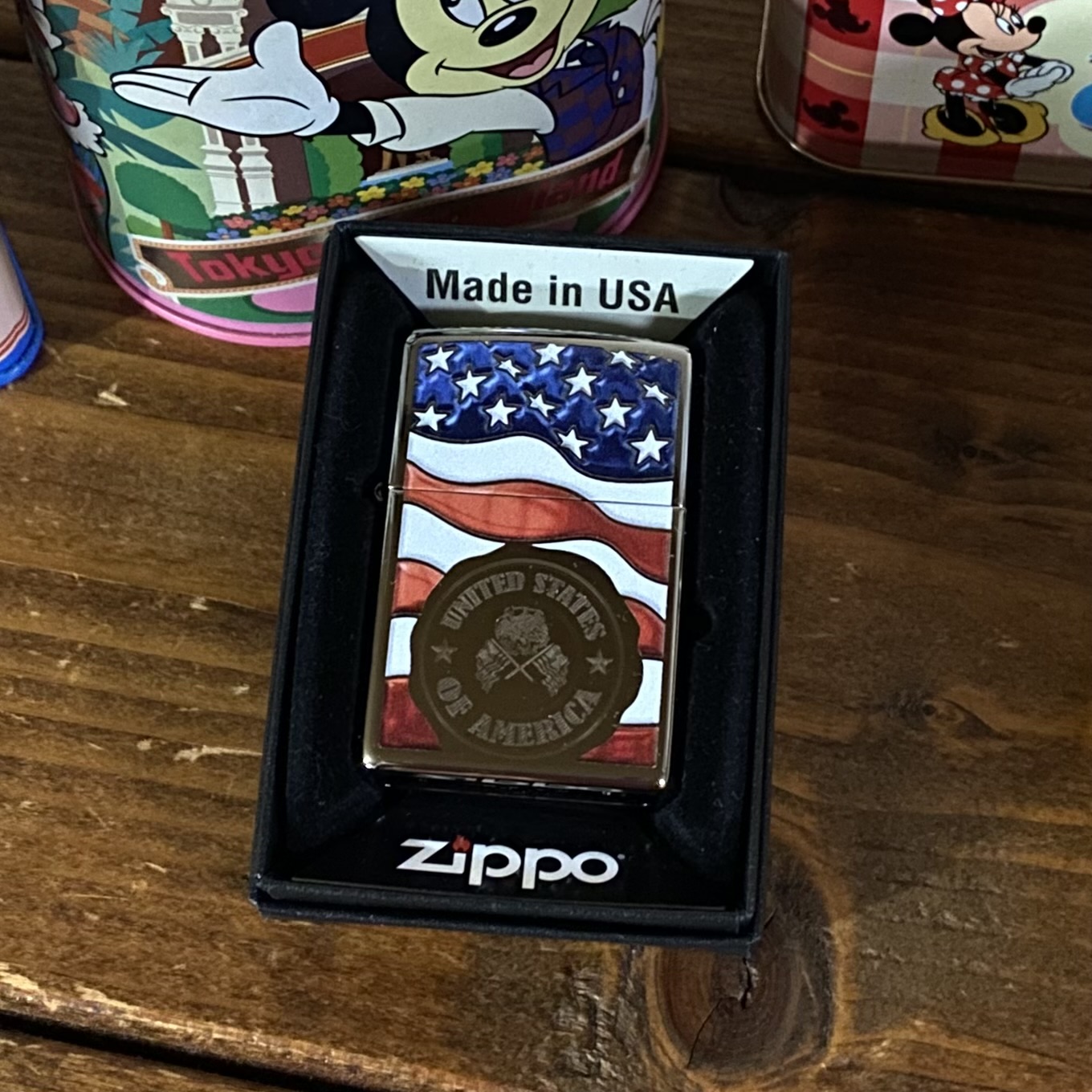 US加工ならでは！『星条旗柄ZIPPO』